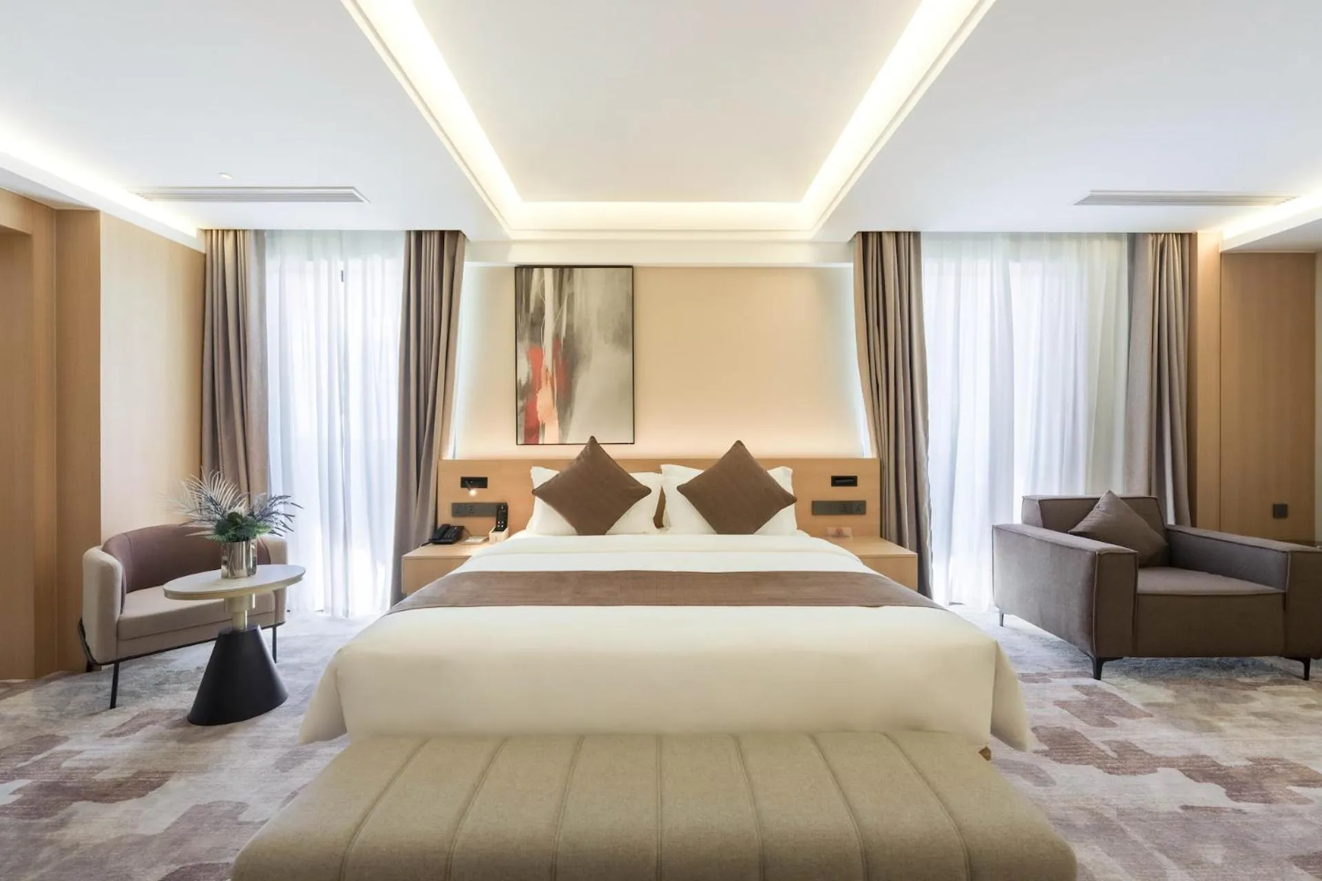 Bed in JD POLMAN Hotel