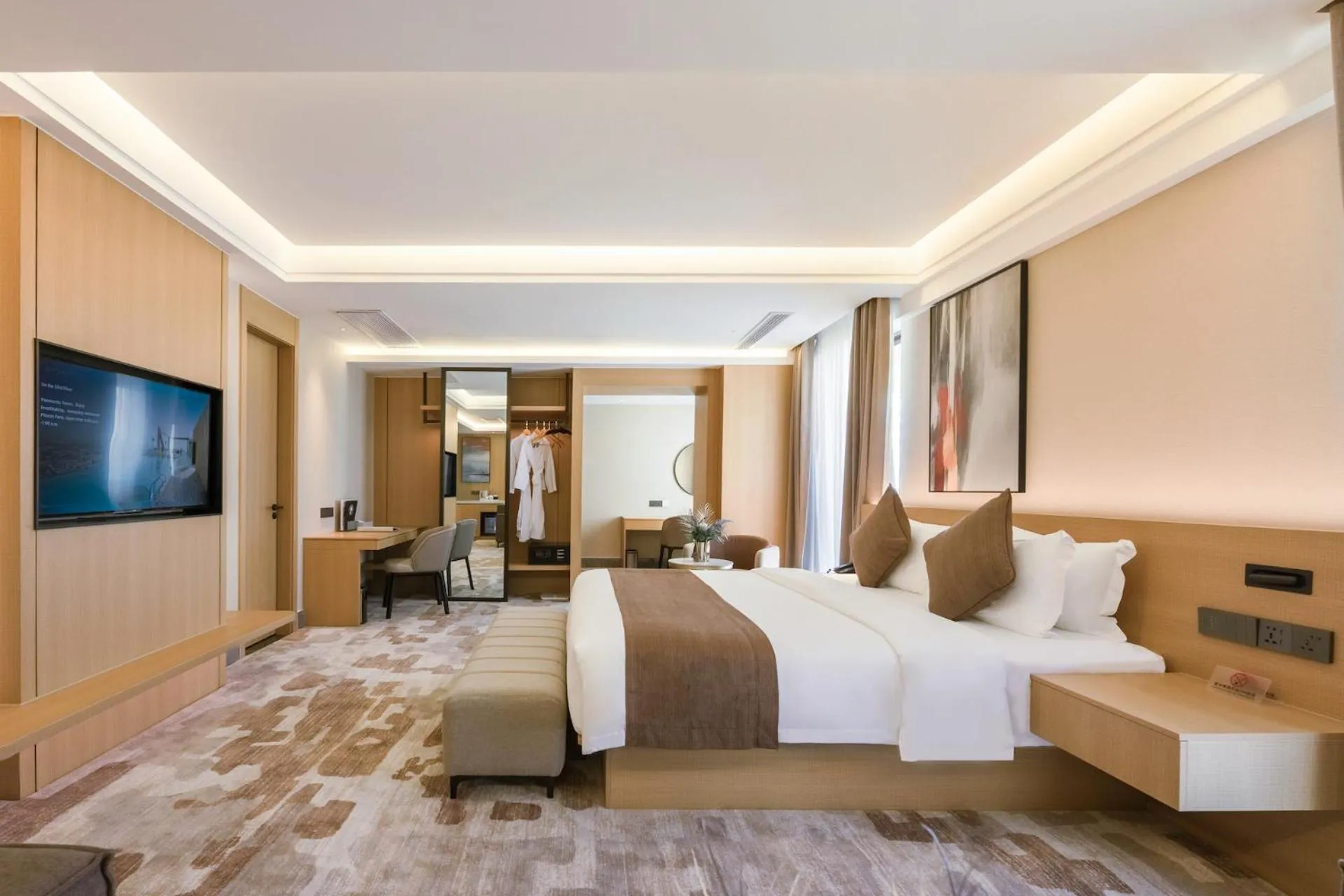 Bed in JD POLMAN Hotel