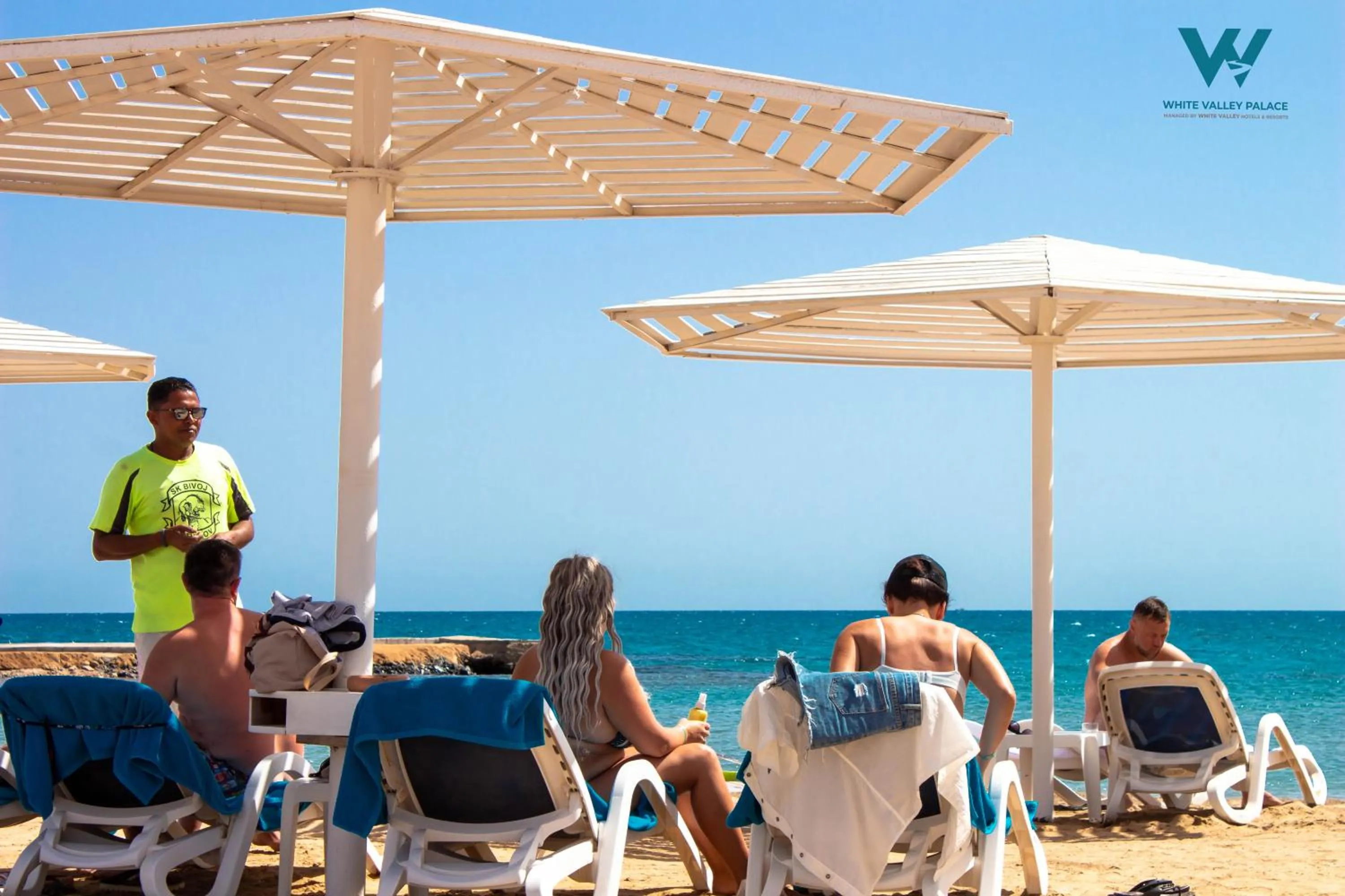 Beach in White Valley Palace