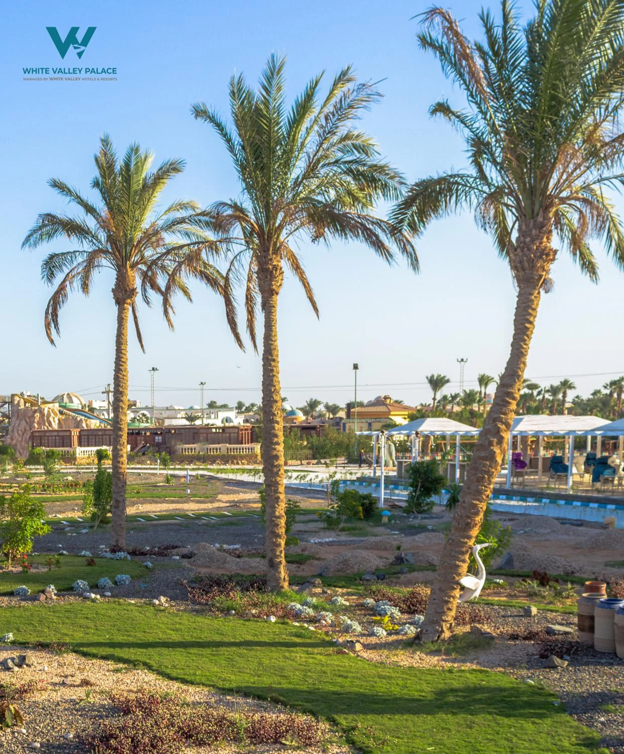 Garden in White Valley Palace