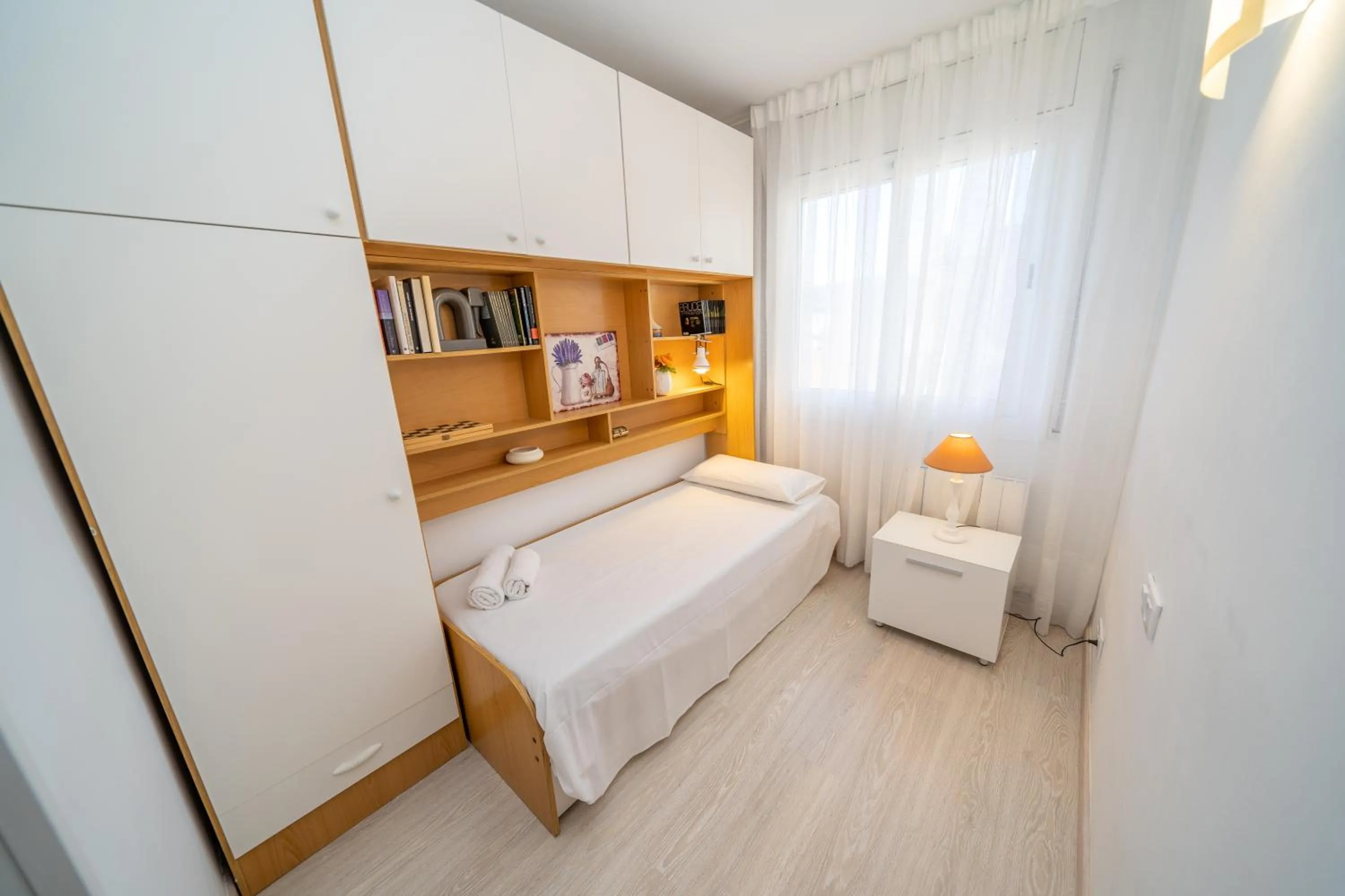 Bedroom, Bed in HomeHolidaysRentals Bluemar-Costa Barcelona