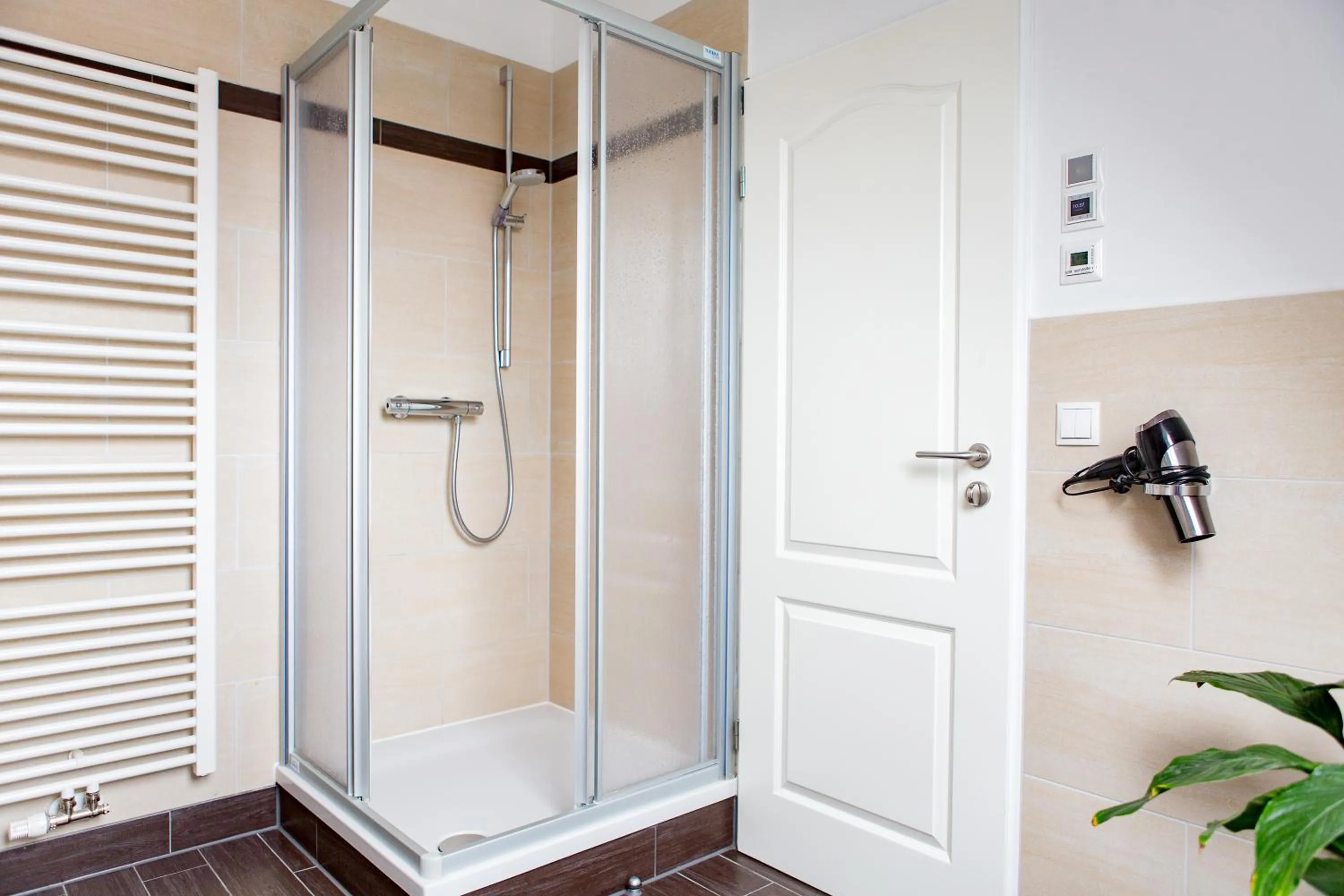 Shower in Hentschels Apartments