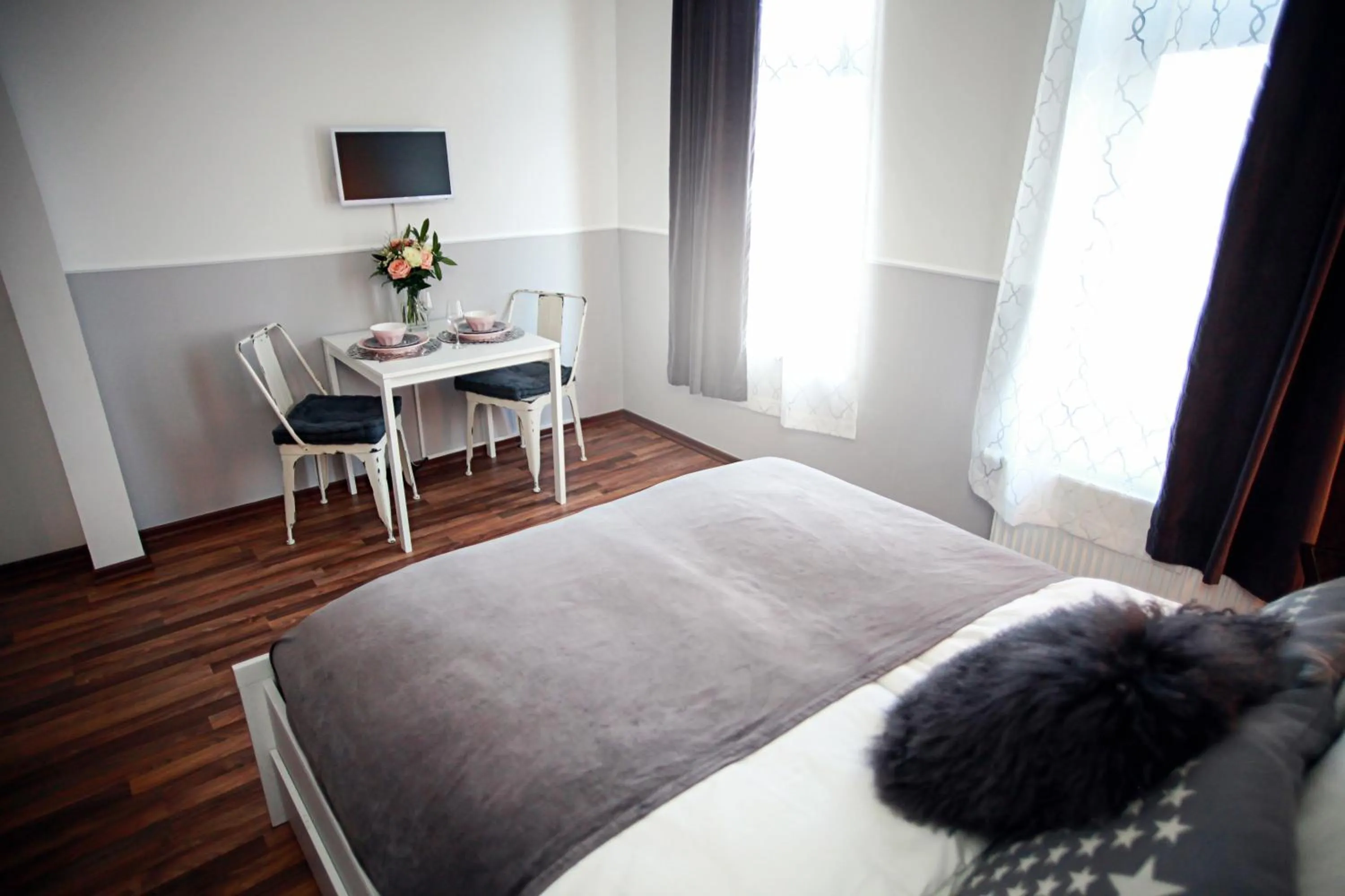 Bed in Hentschels Apartments