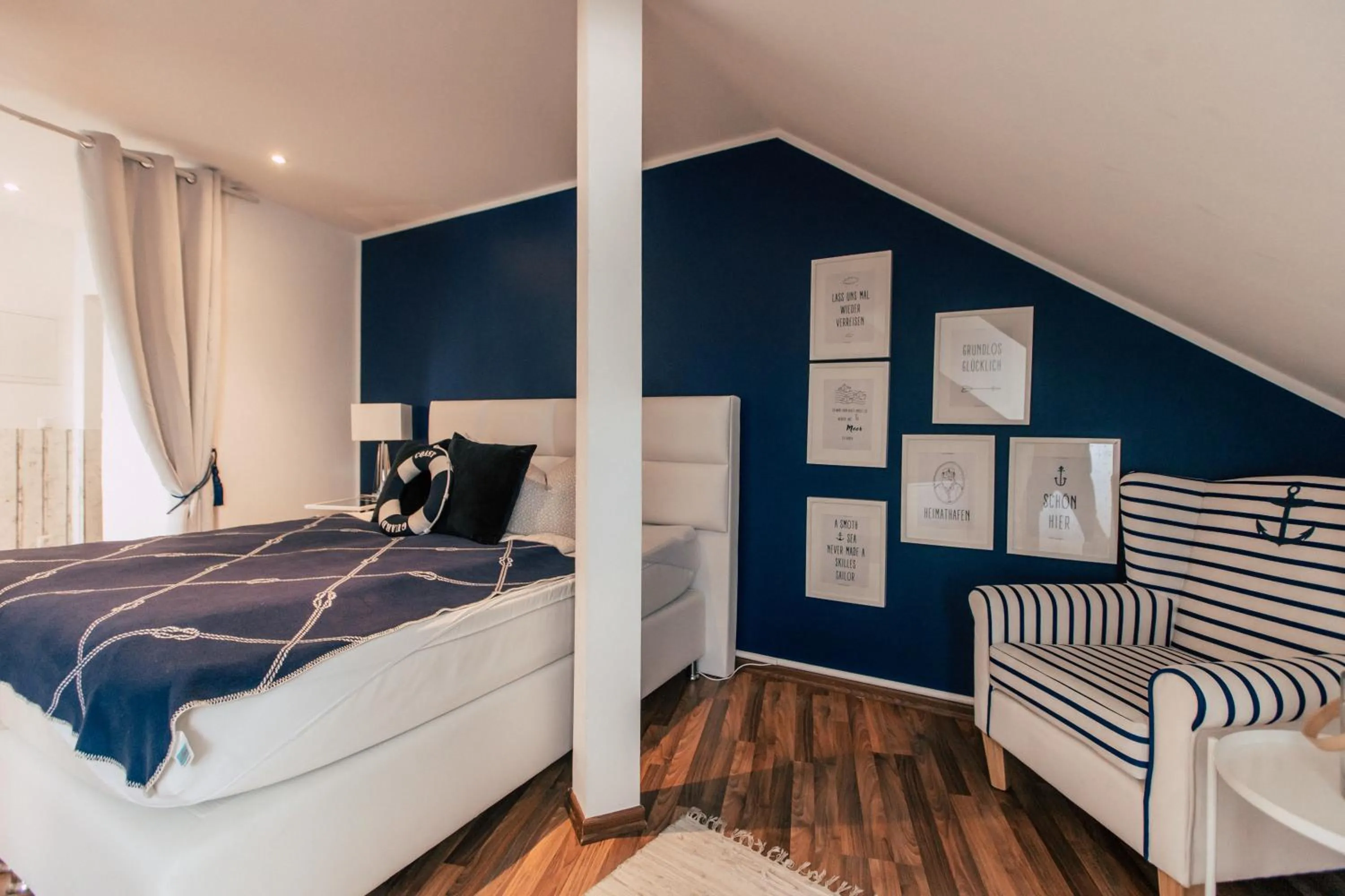 Bed in Hentschels Apartments