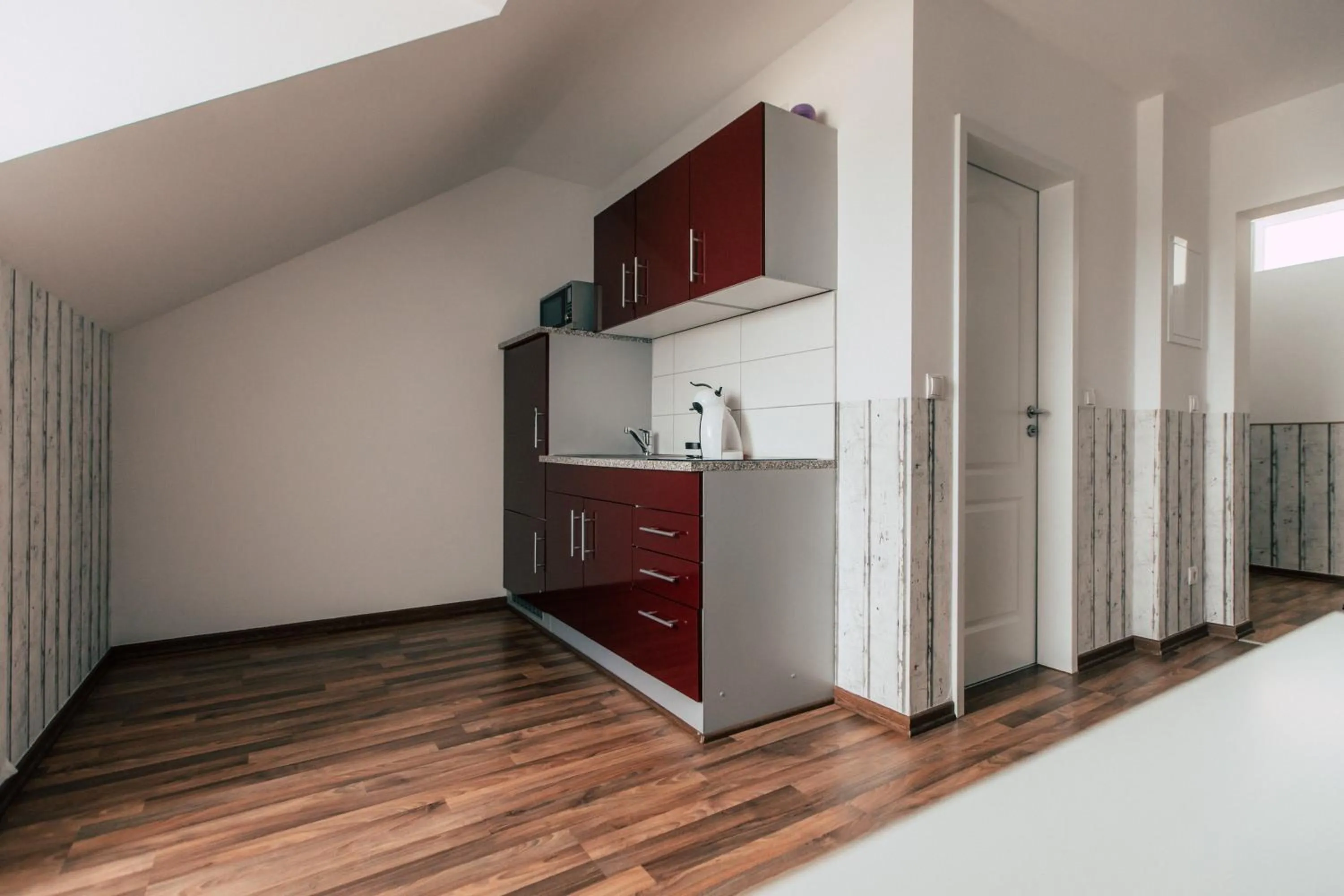 Kitchen or kitchenette in Hentschels Apartments