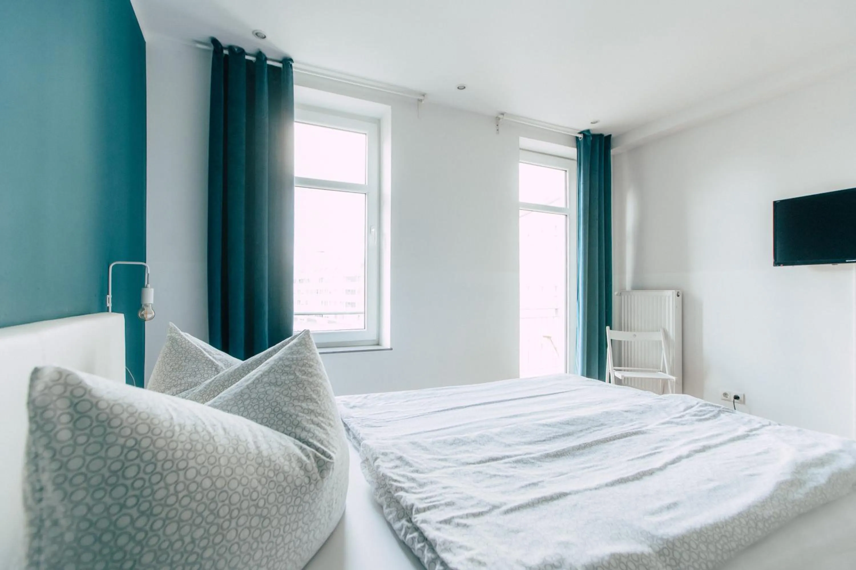 Bed in Hentschels Apartments