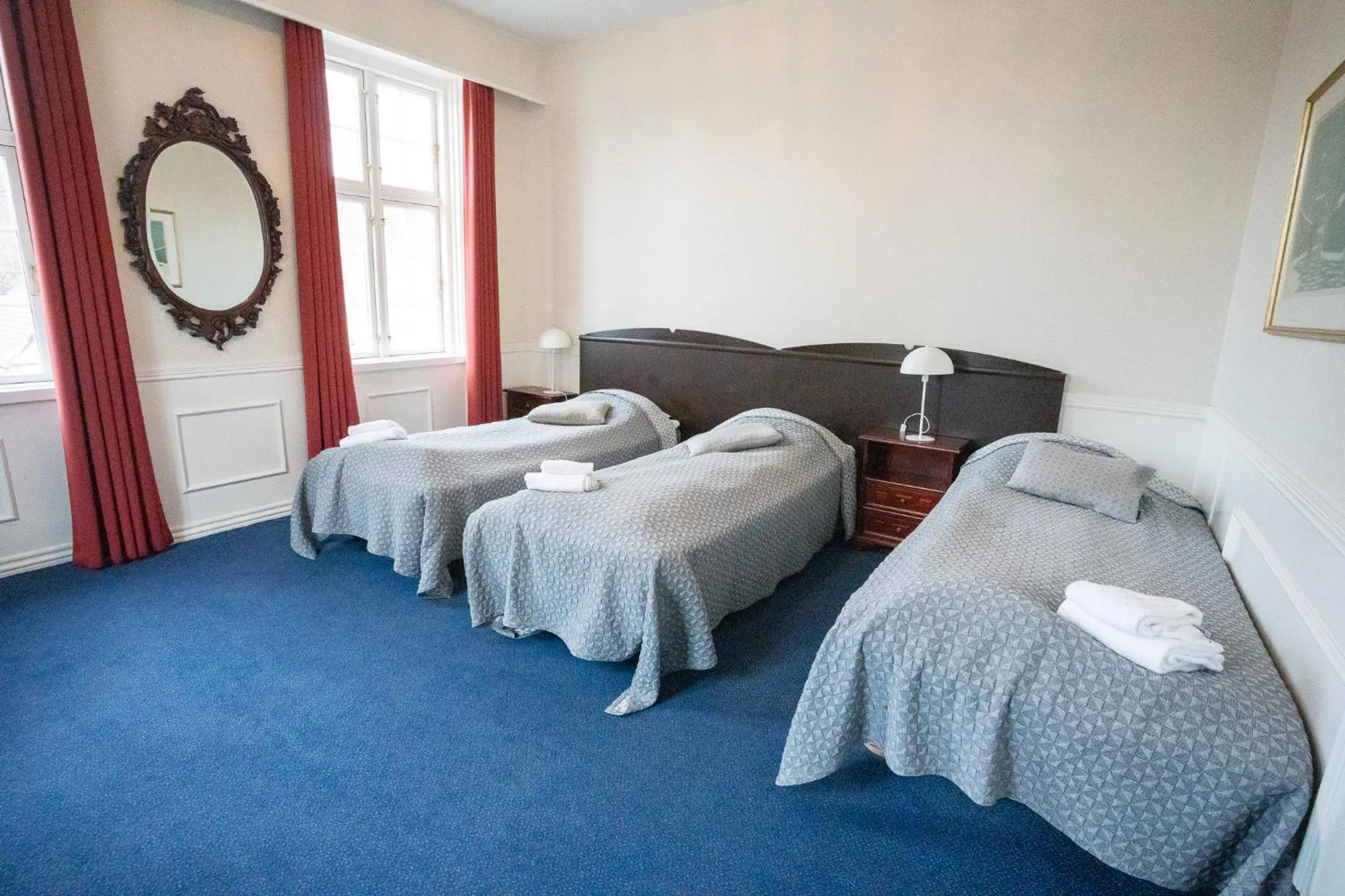 Bed in Frederiksværk Hotel