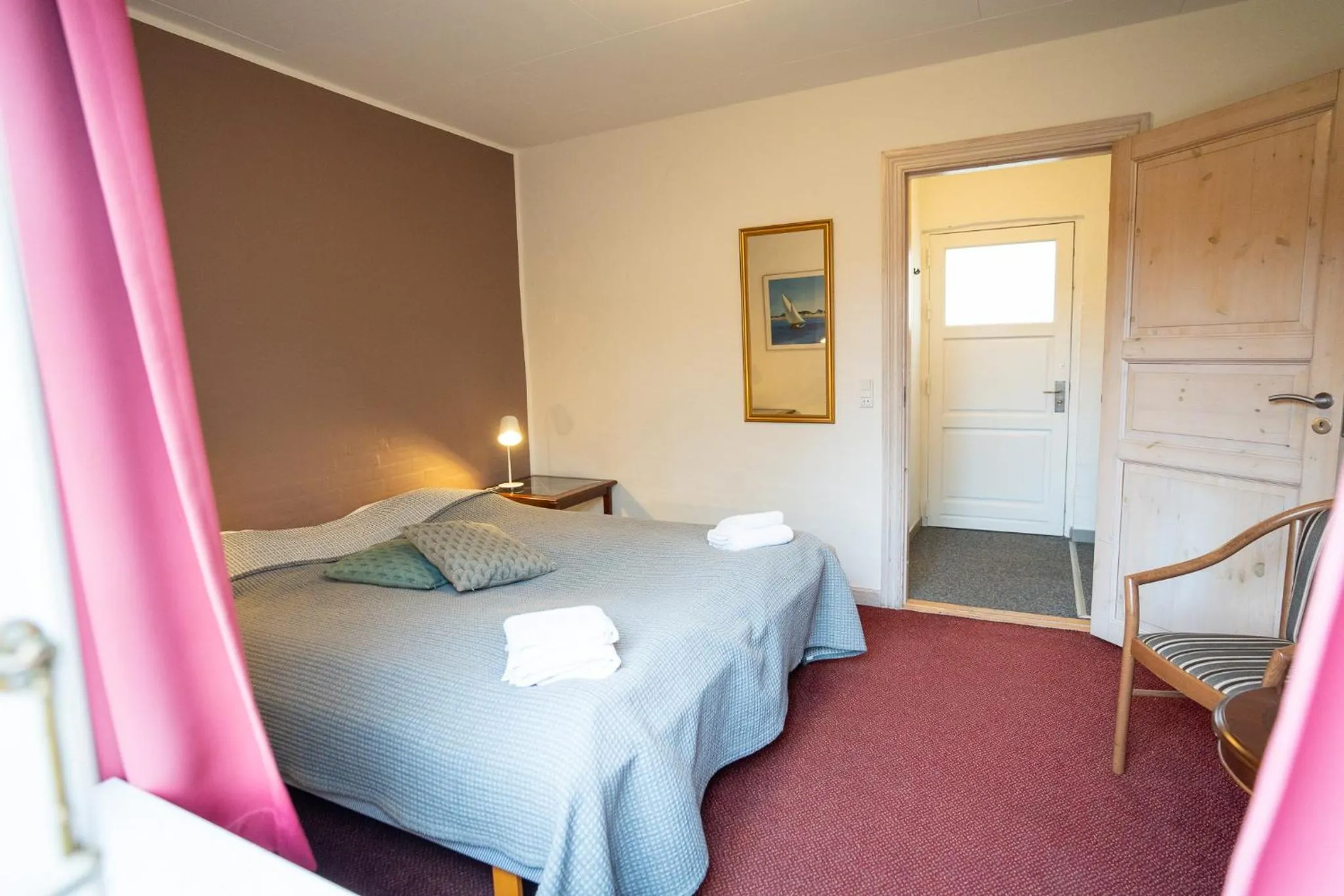 Bed in Frederiksværk Hotel