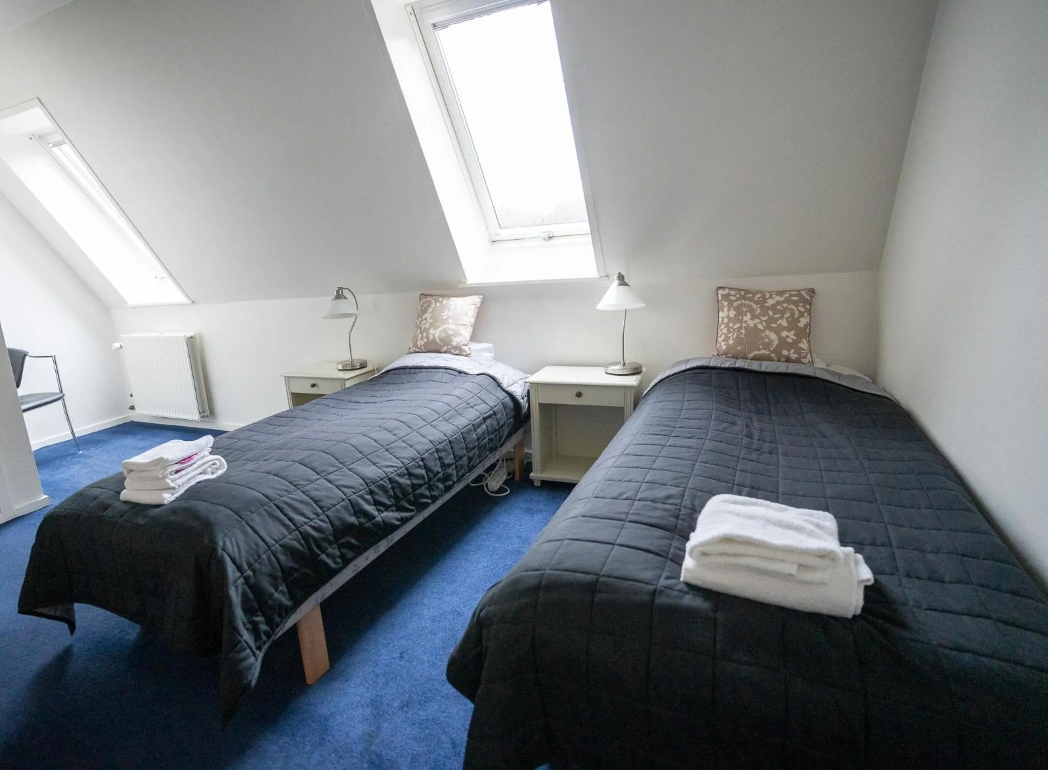 Bed in Frederiksværk Hotel