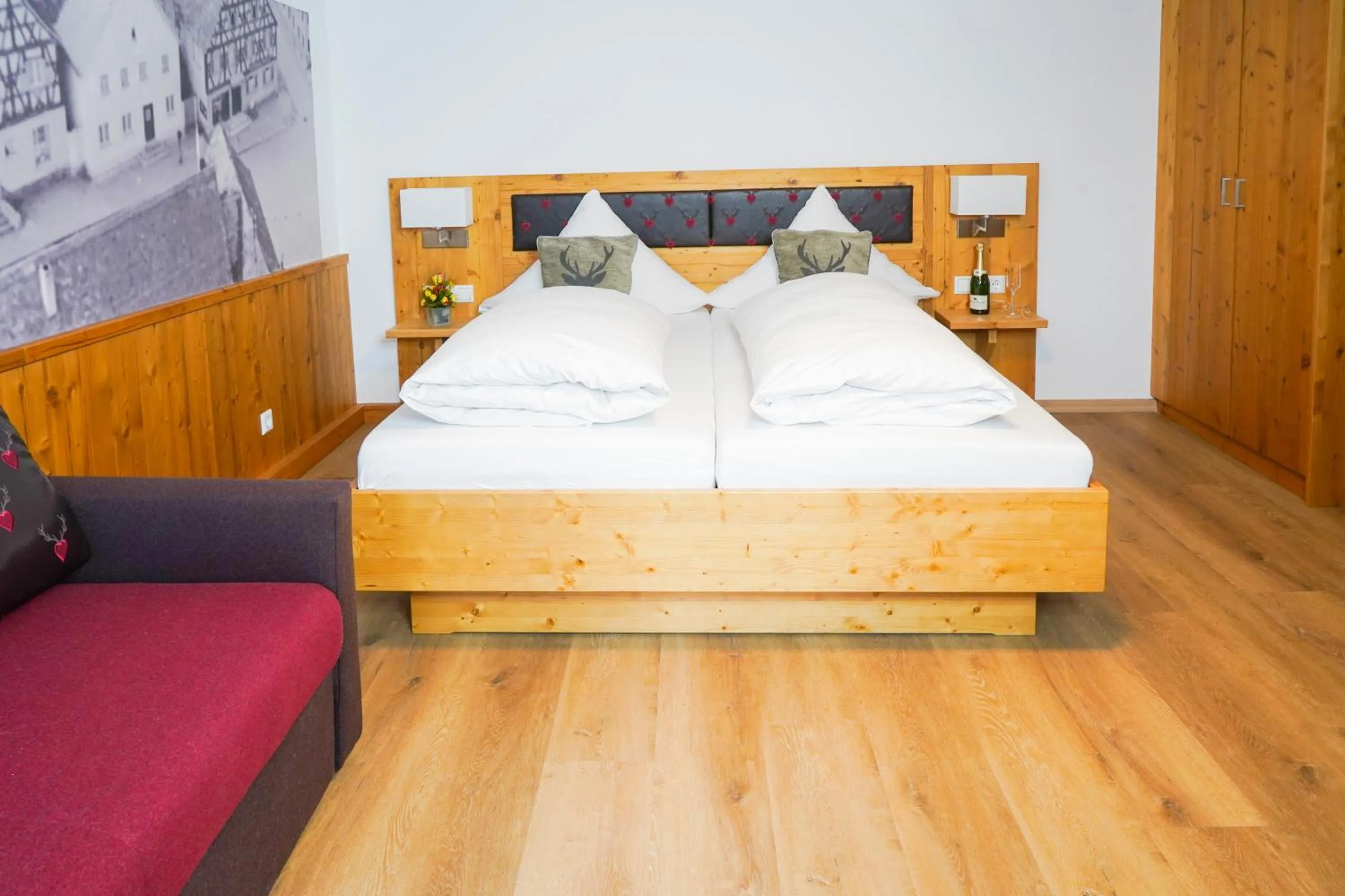 Bed in Gasthof Zur Seku