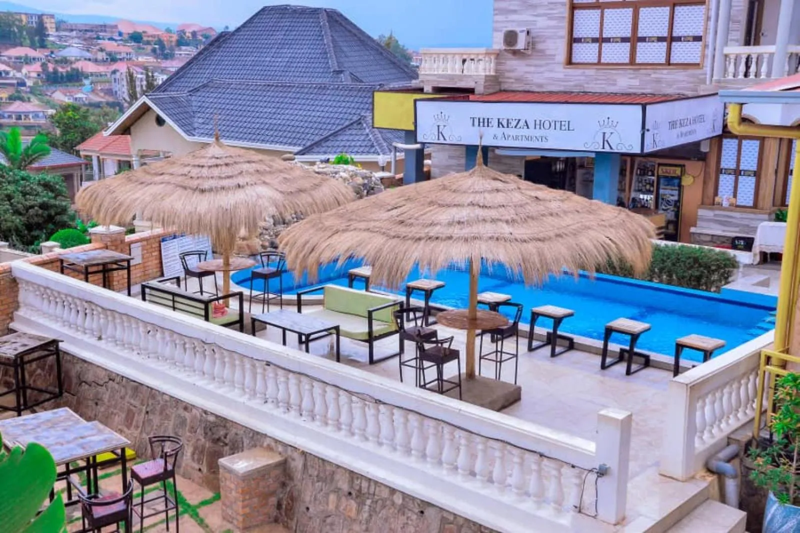 Property building in The Keza Hotel and Apartments