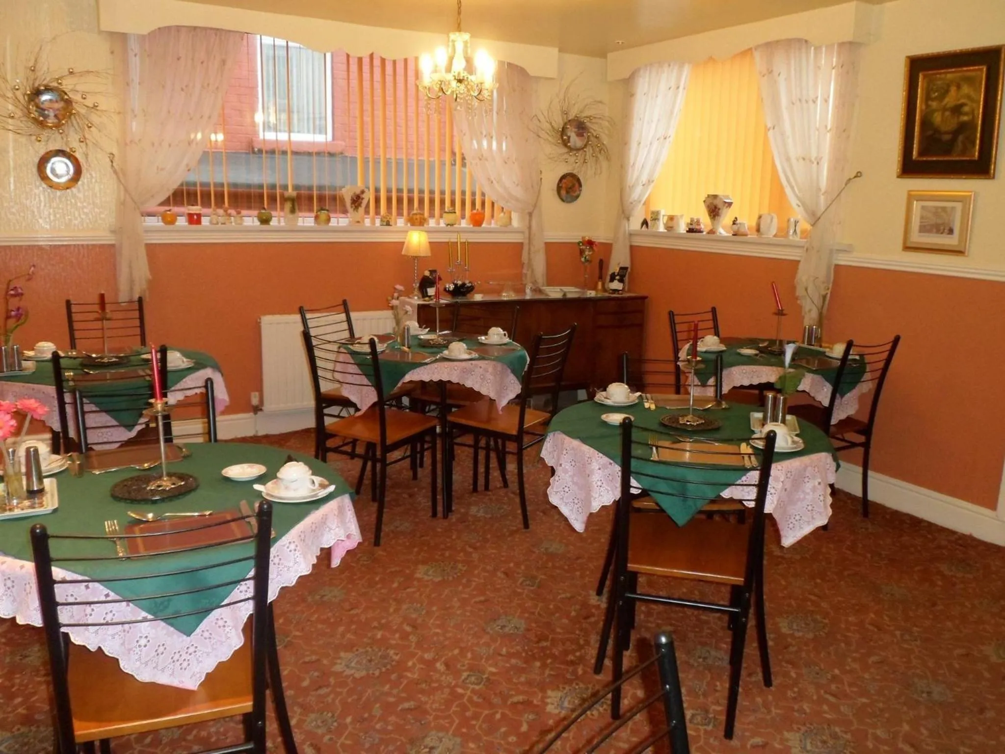 Dining area in Camelot Hotel - Couples Only