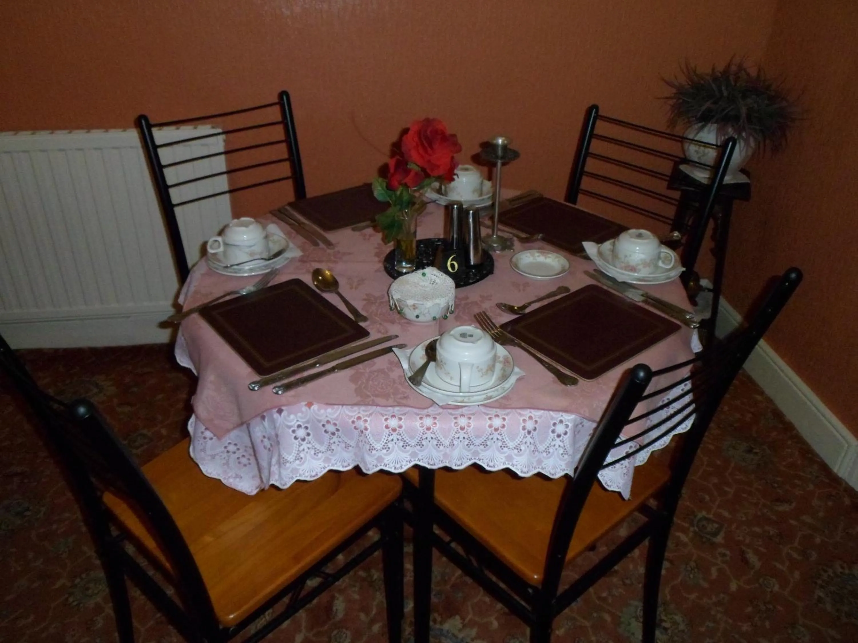 Dining area in Camelot Hotel - Couples Only