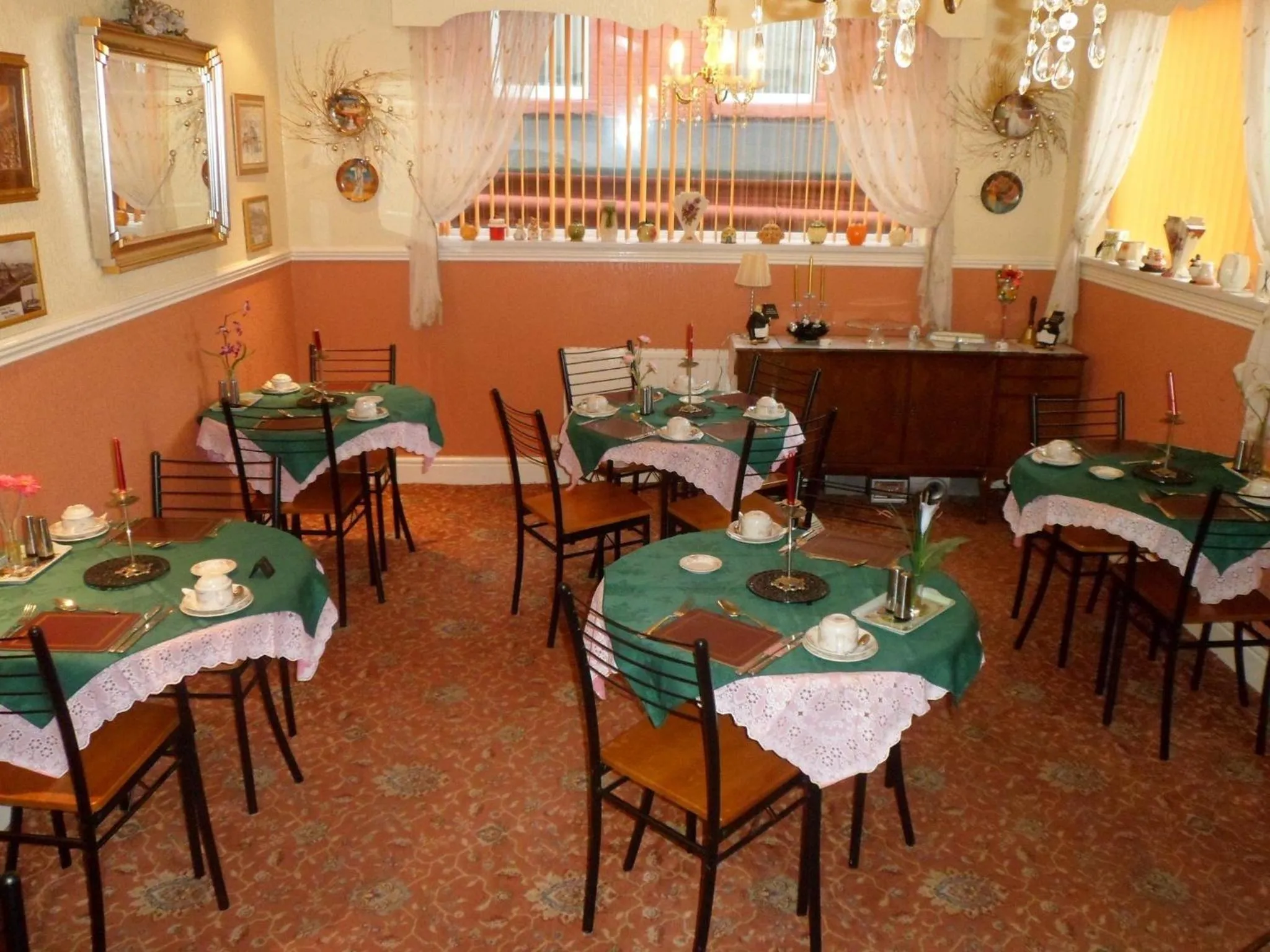 Dining area in Camelot Hotel - Couples Only