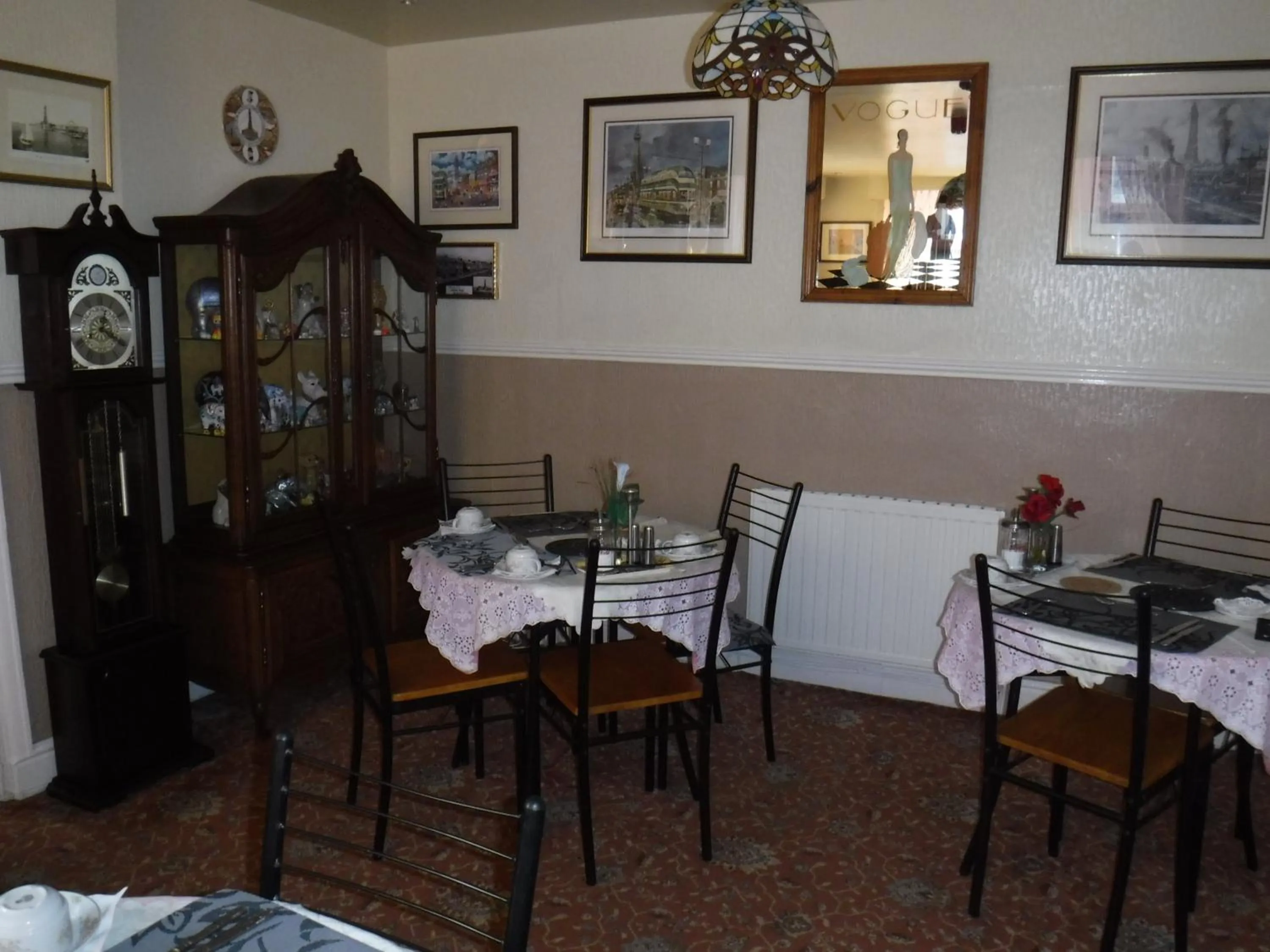Dining area in Camelot Hotel - Couples Only