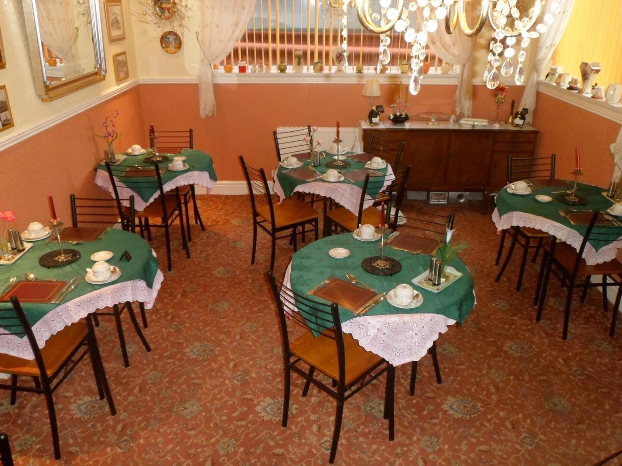 Dining area in Camelot Hotel - Couples Only