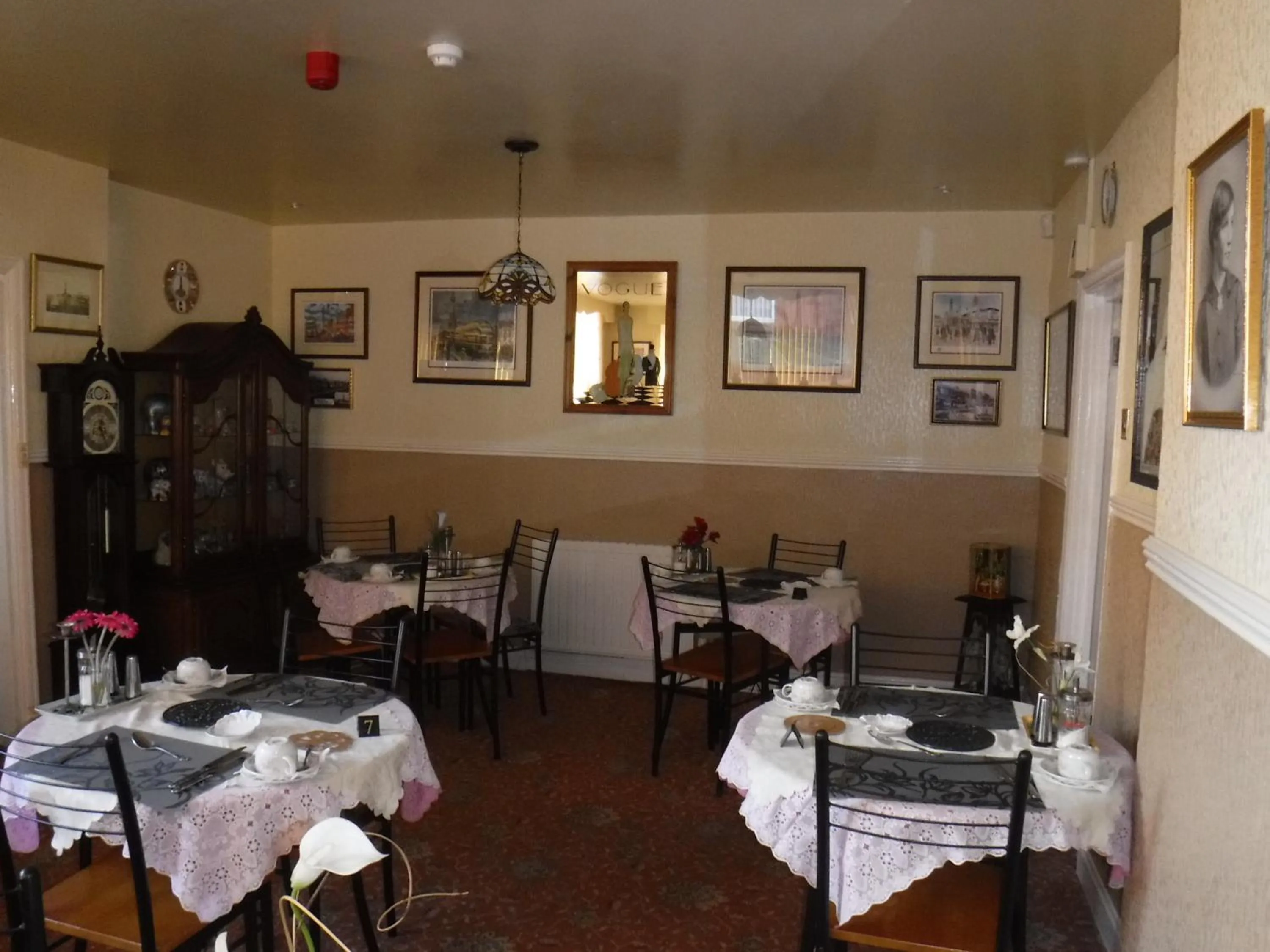 Dining area in Camelot Hotel - Couples Only