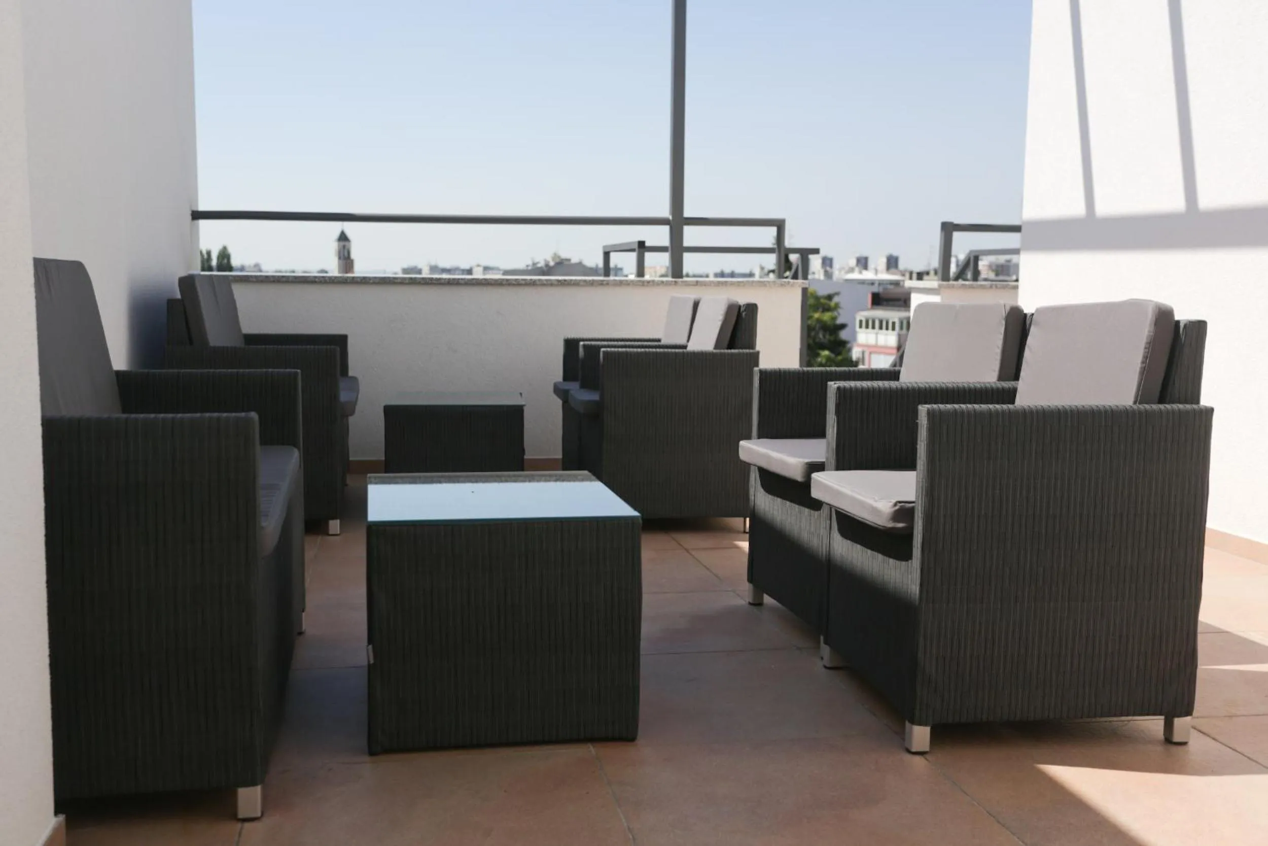 Balcony/Terrace in Hostel Moving