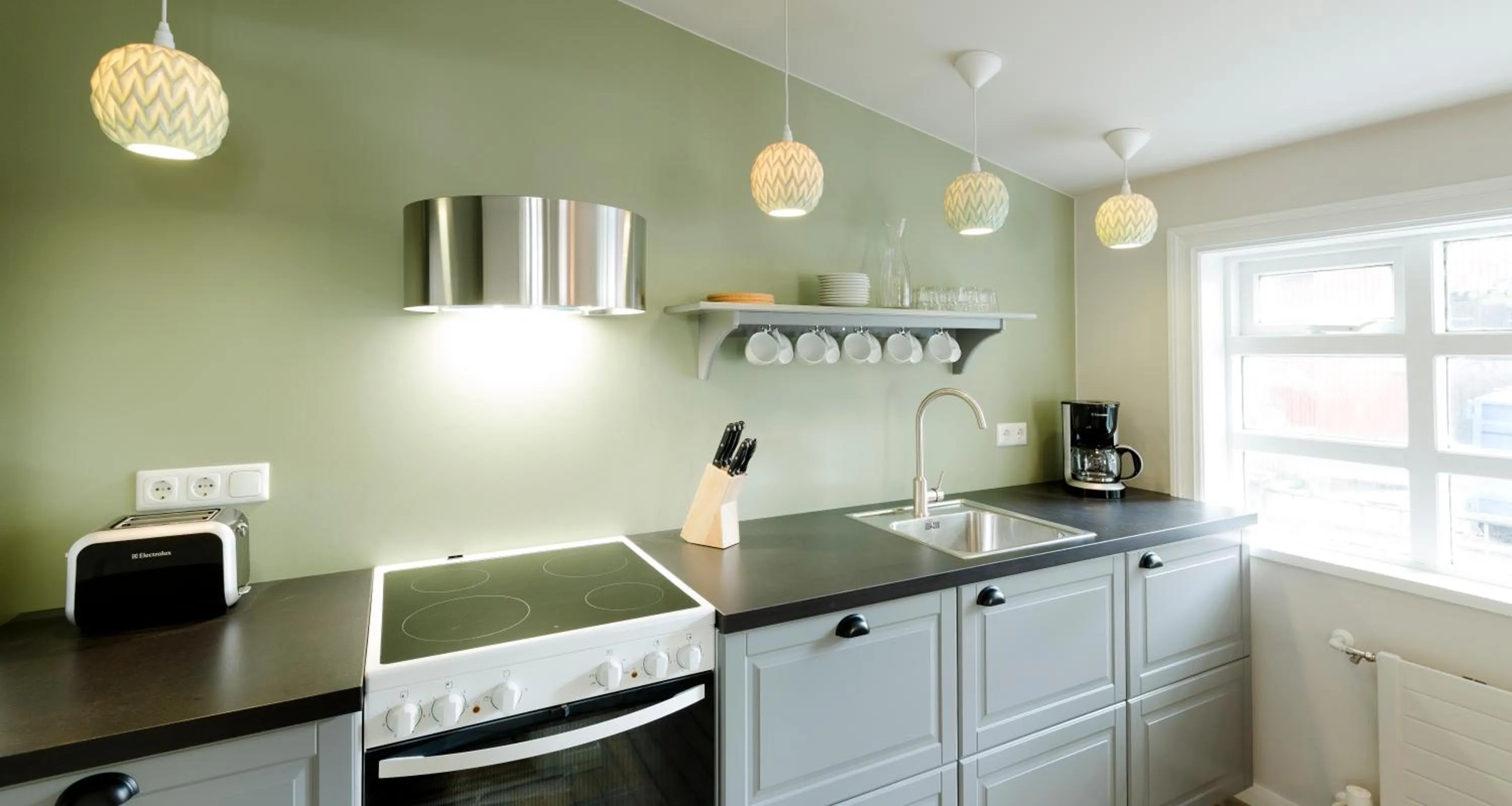 Kitchen or kitchenette in Old Charm Reykjavik Apartments