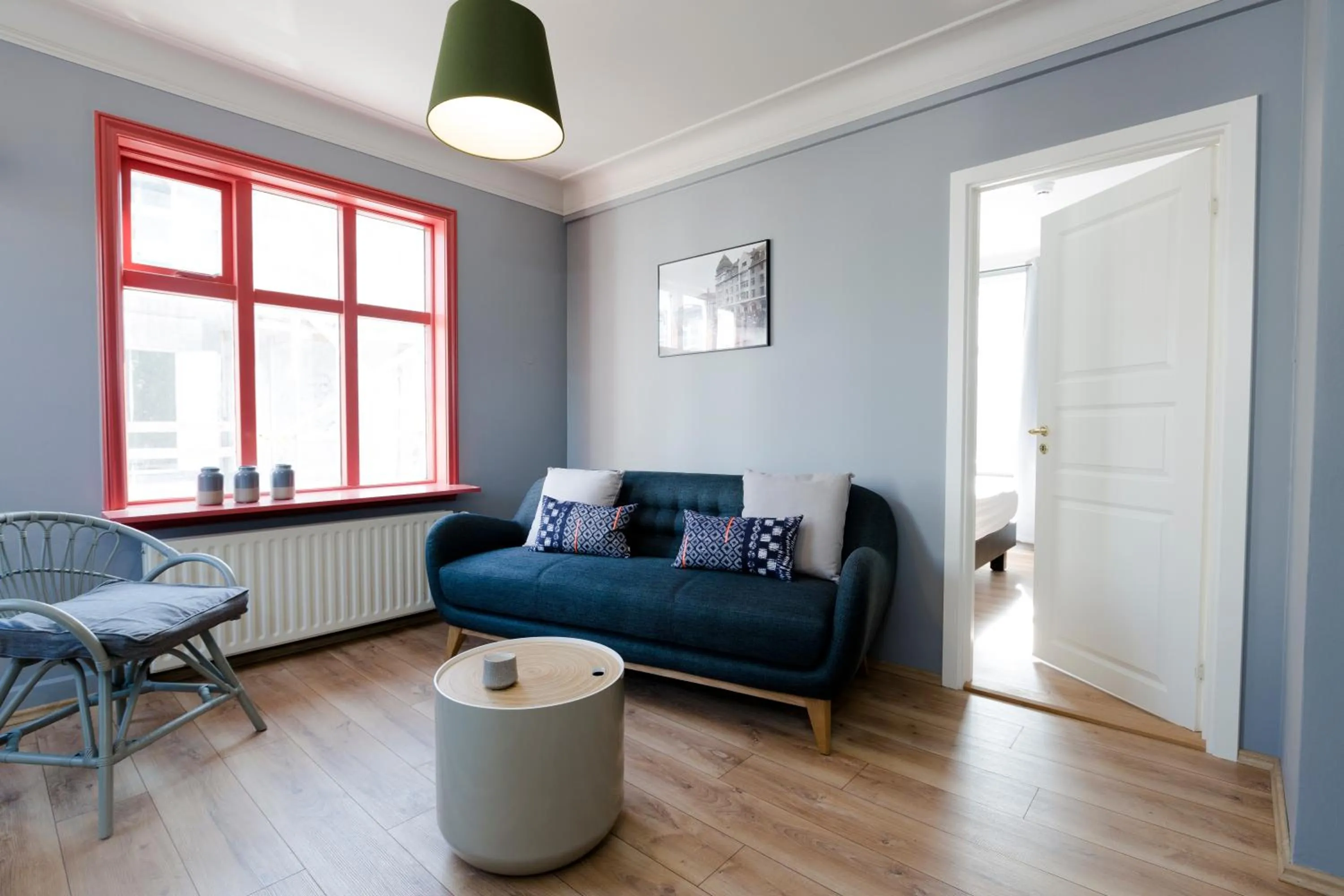 Living room in Old Charm Reykjavik Apartments