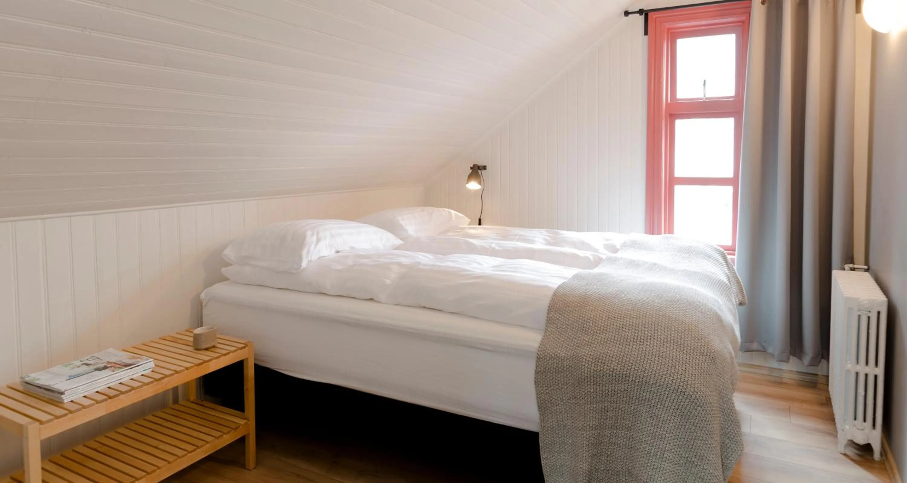 Bedroom, Bed in Old Charm Reykjavik Apartments
