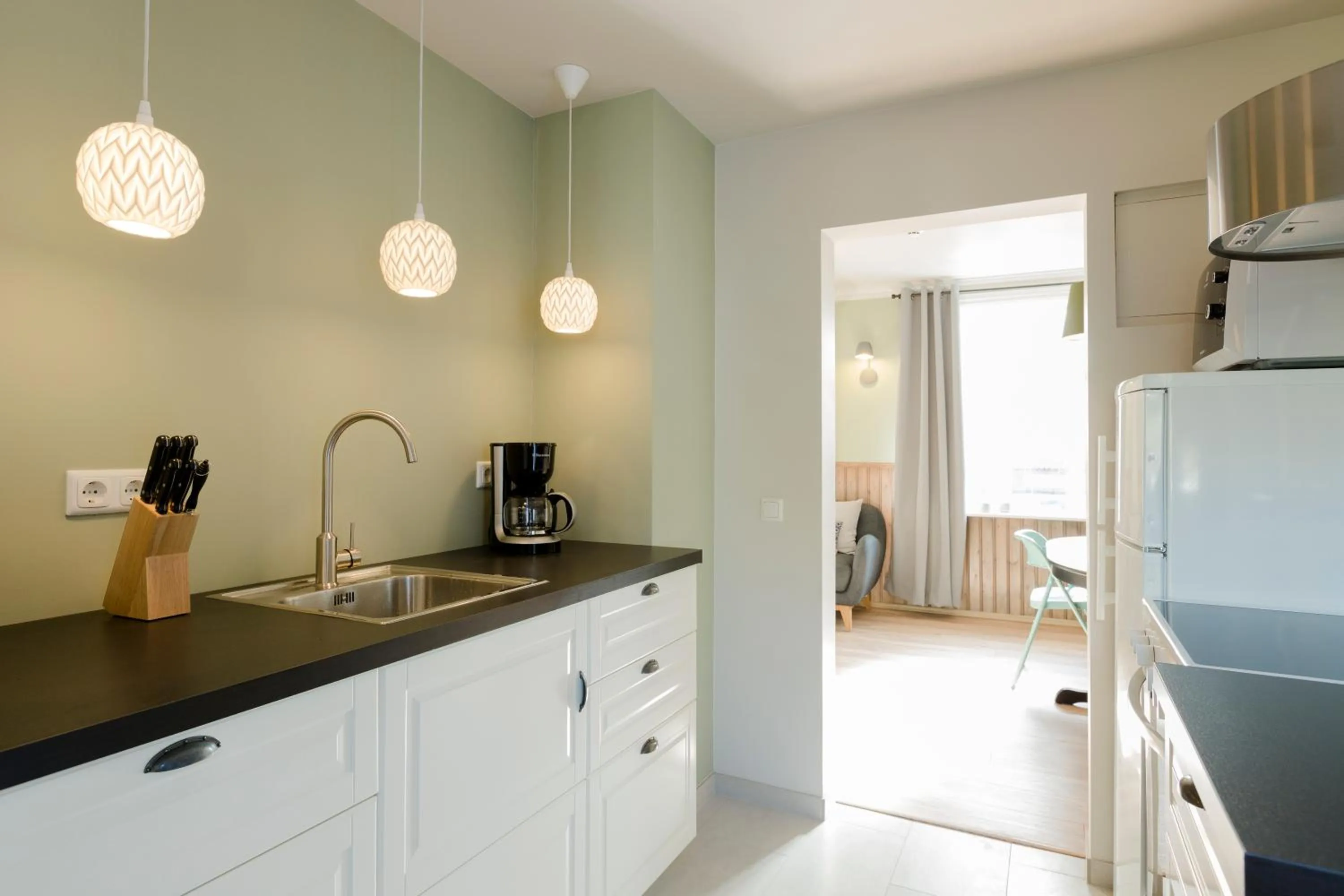 Kitchen or kitchenette in Old Charm Reykjavik Apartments