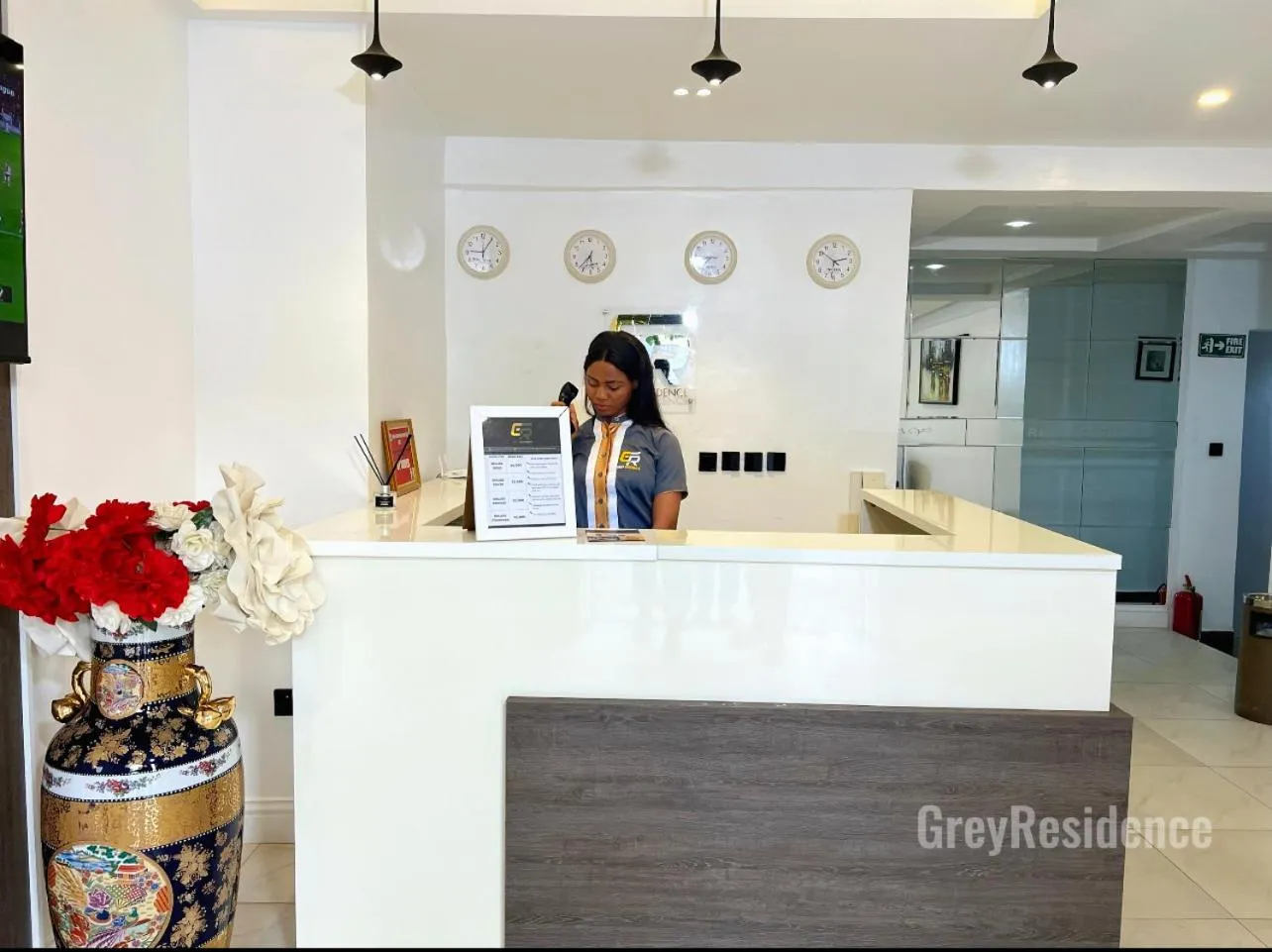 Lobby or reception in Grey Residence