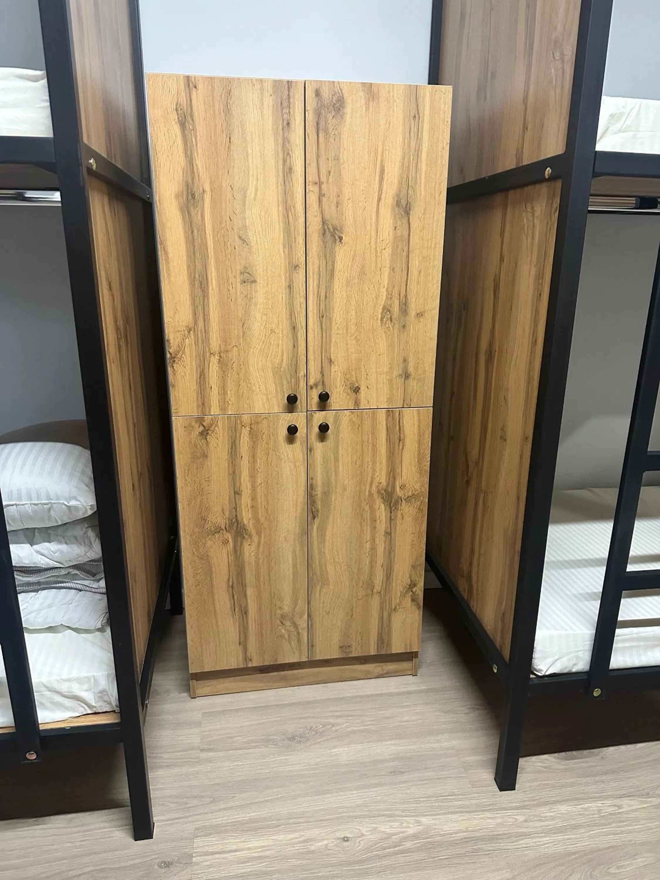 wardrobe, Bed in Hostel O2