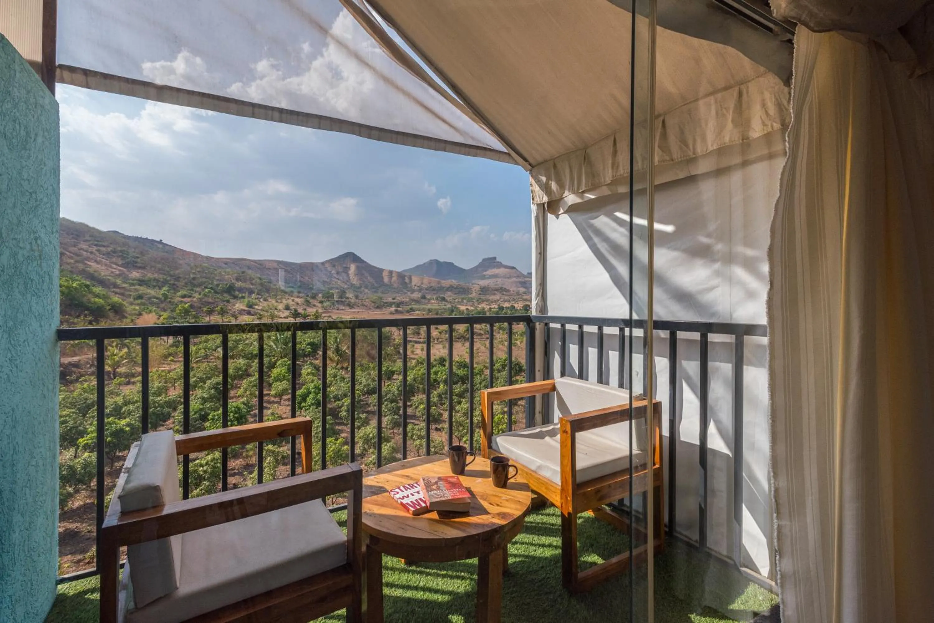 Patio in Wabi Sabi Resort, Igatpuri