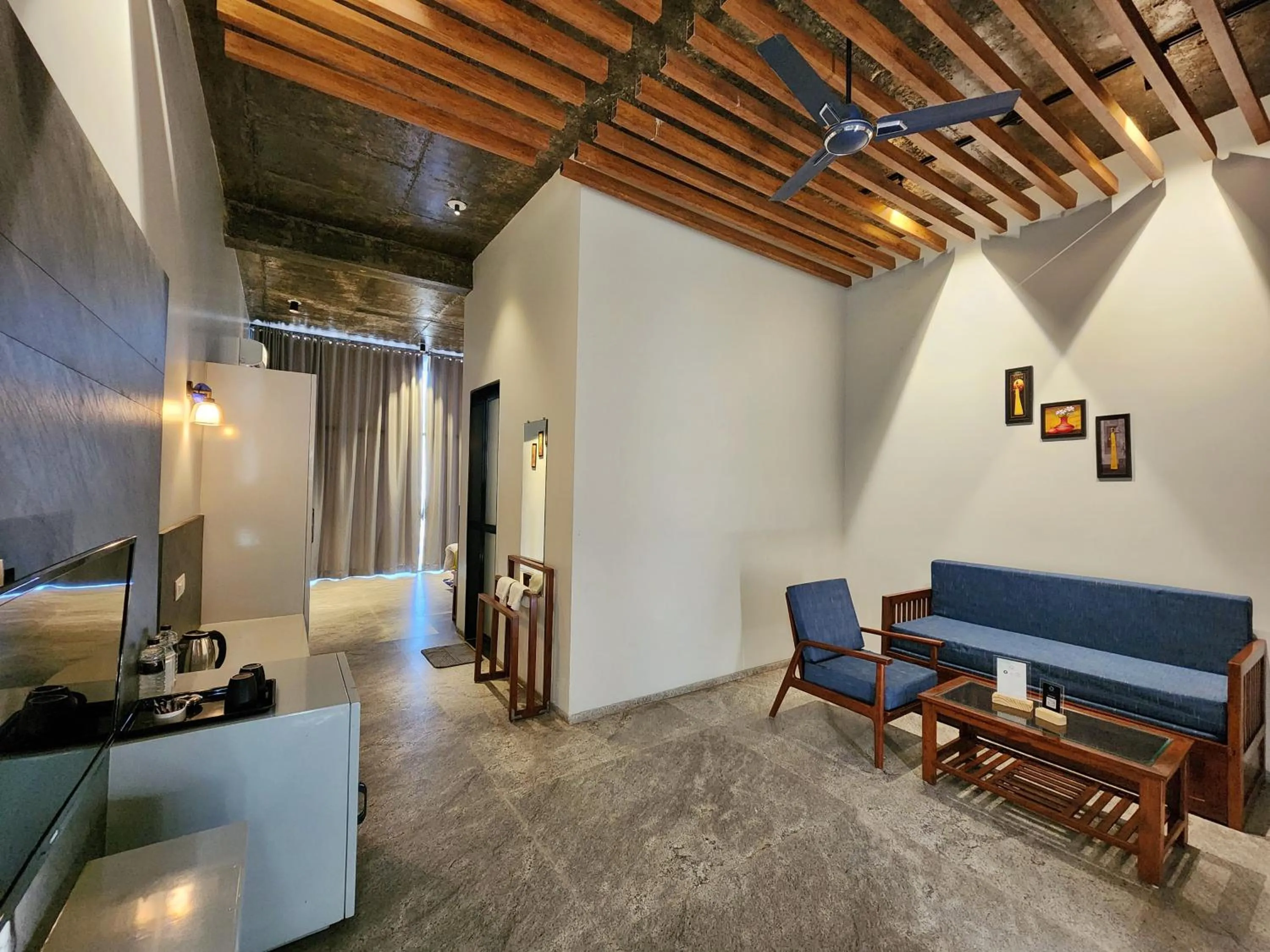 Living room in Wabi Sabi Resort, Igatpuri