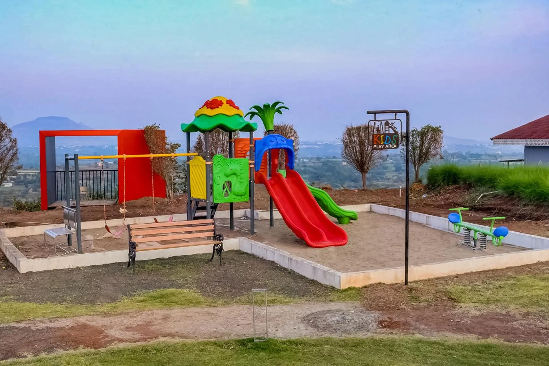 Children play ground in Wabi Sabi Resort, Igatpuri