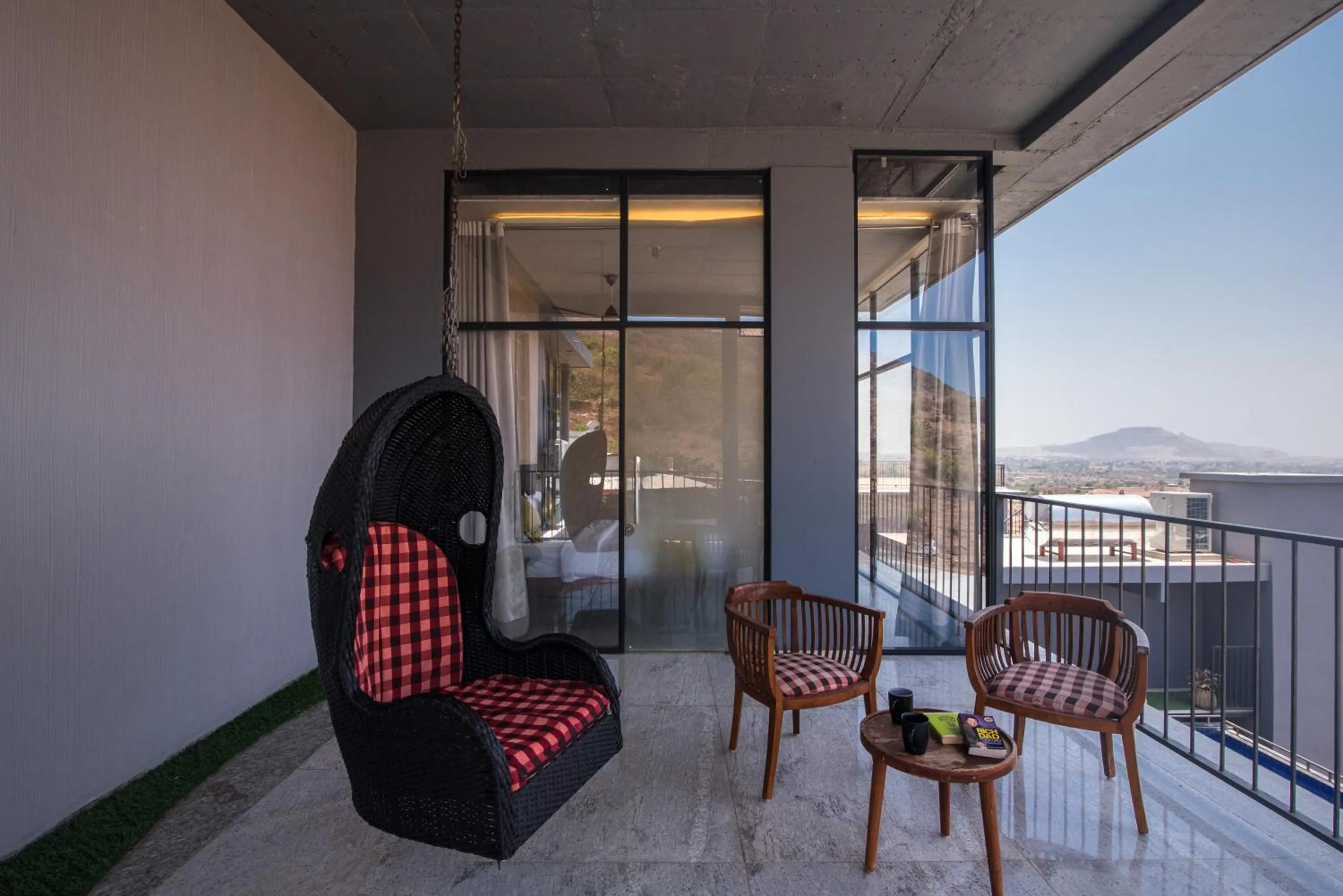 Patio in Wabi Sabi Resort, Igatpuri