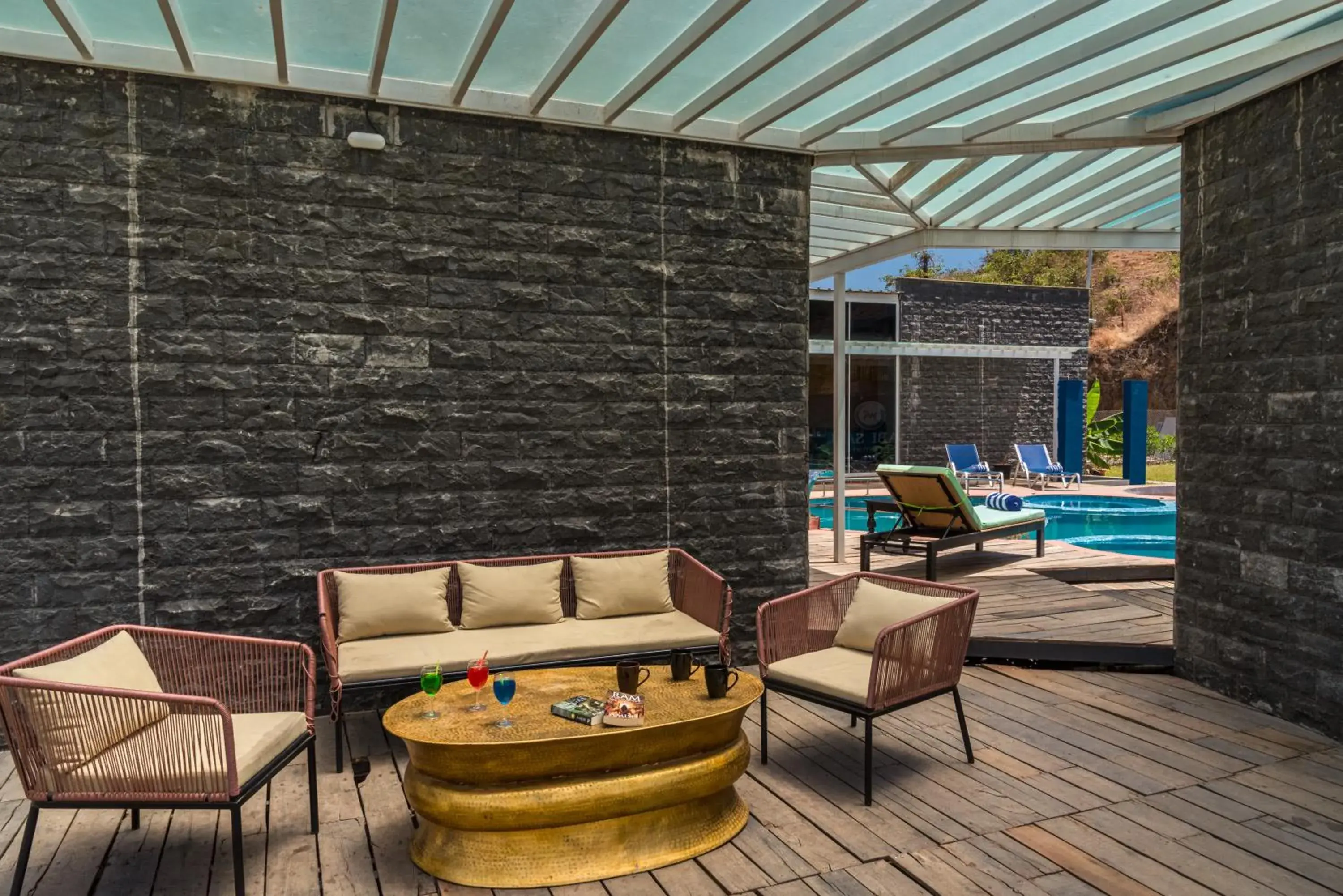 Single Room with Pool View - single occupancy in Wabi Sabi Resort, Igatpuri Single Room with Pool View - single occupancy in Wabi Sabi Resort, Igatpuri