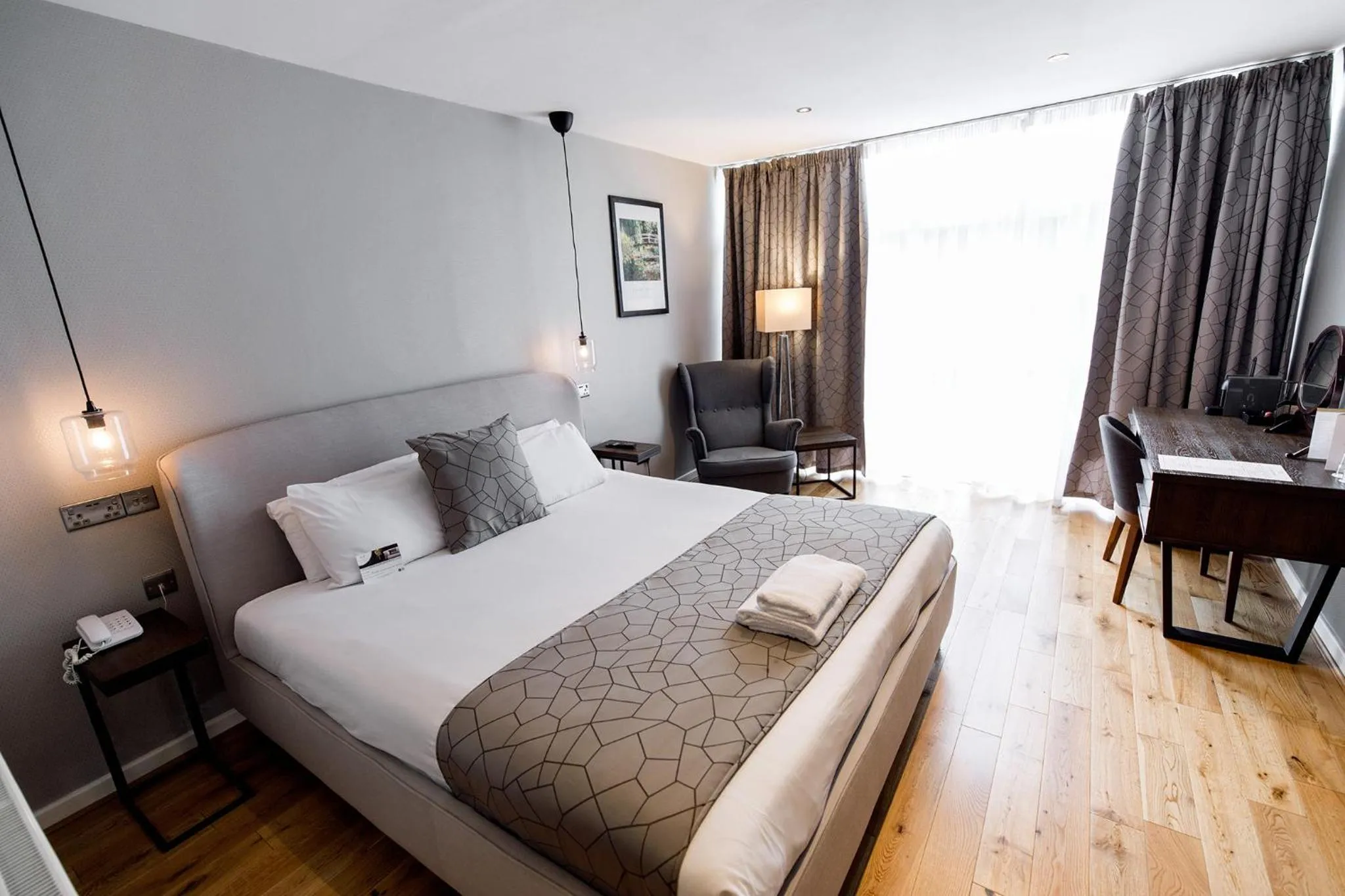 Bed in Heritage Park Pontypridd, Trademark Collection by Wyndham