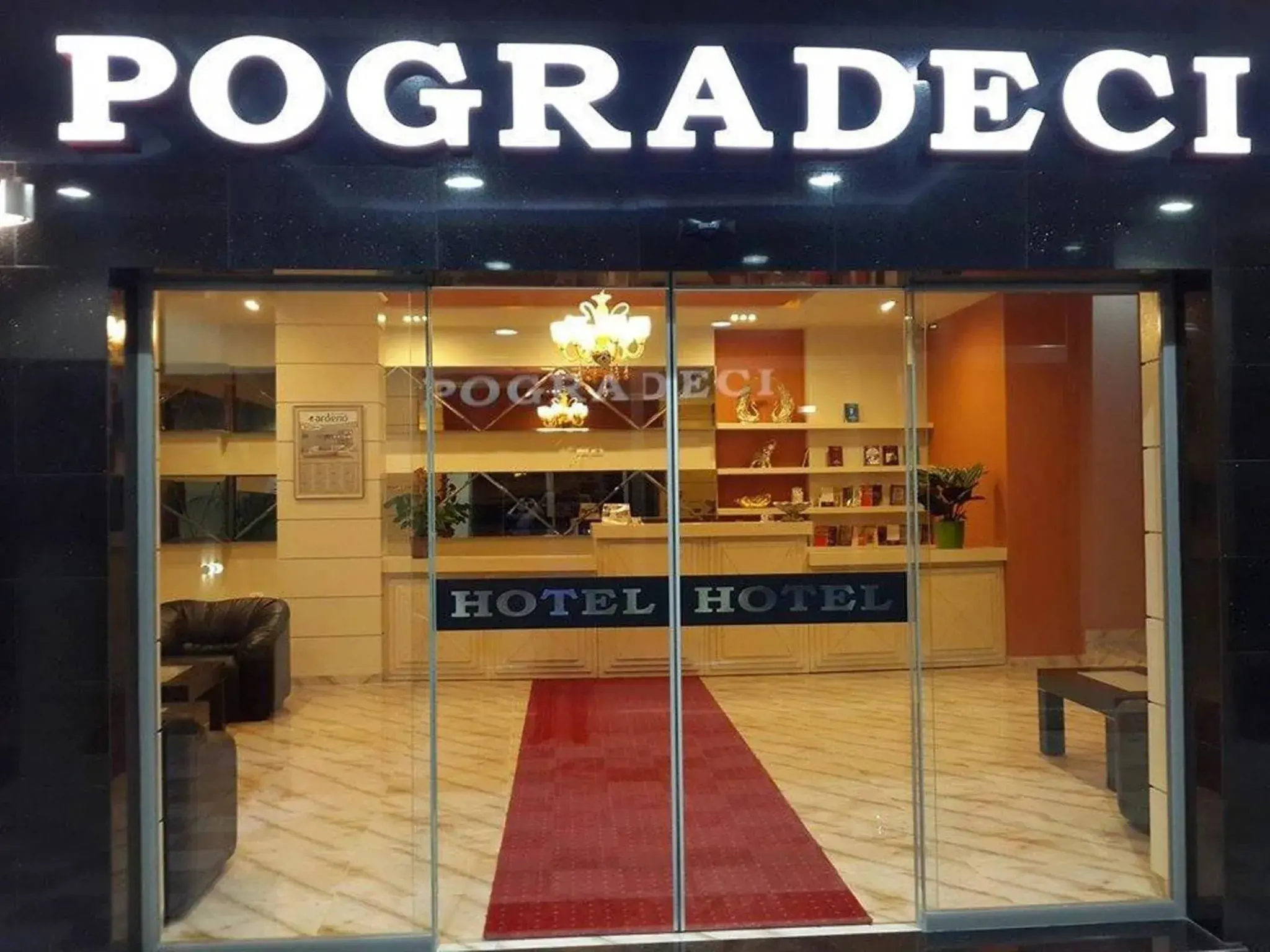 Lobby or reception in Hotel Pogradeci Lobby or reception in Hotel Pogradeci