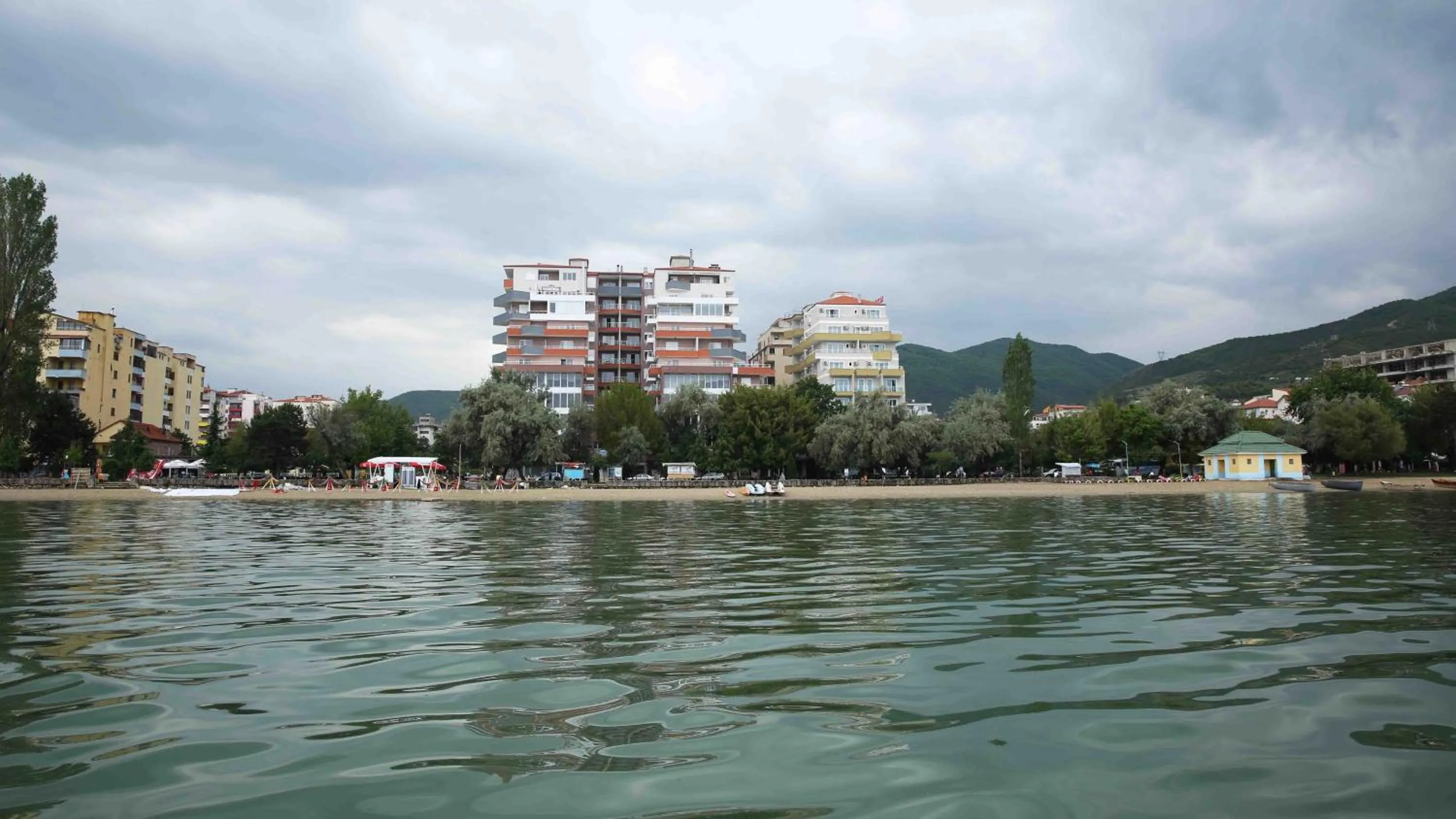 Bird's eye view in Hotel Pogradeci
