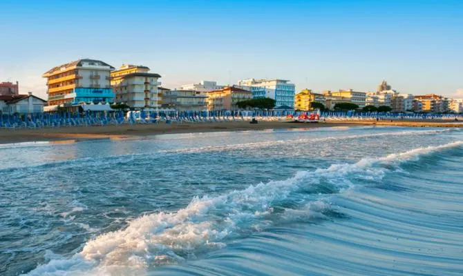 Beach in Hotel Trifoglio