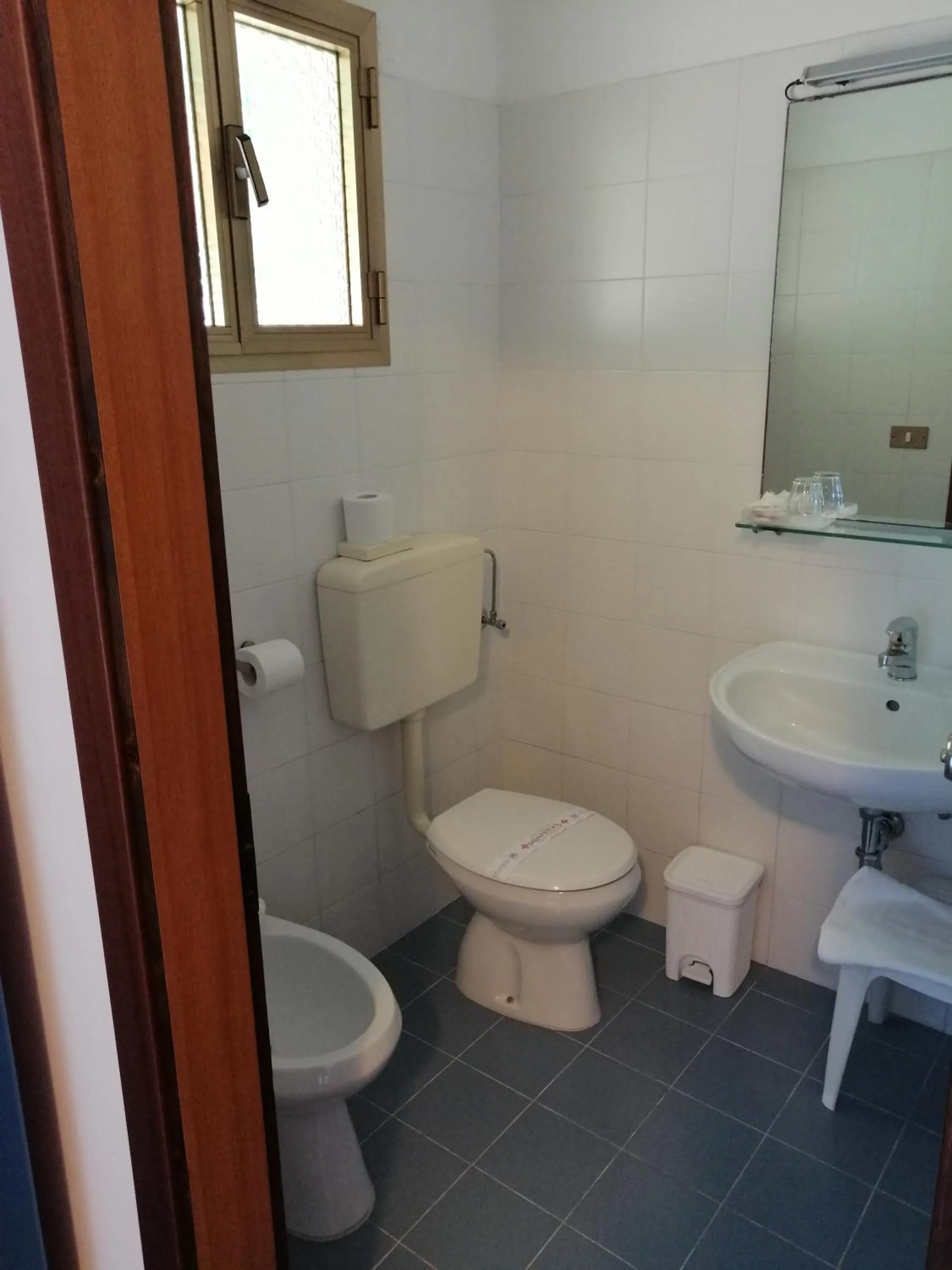 Shower in Hotel Trifoglio