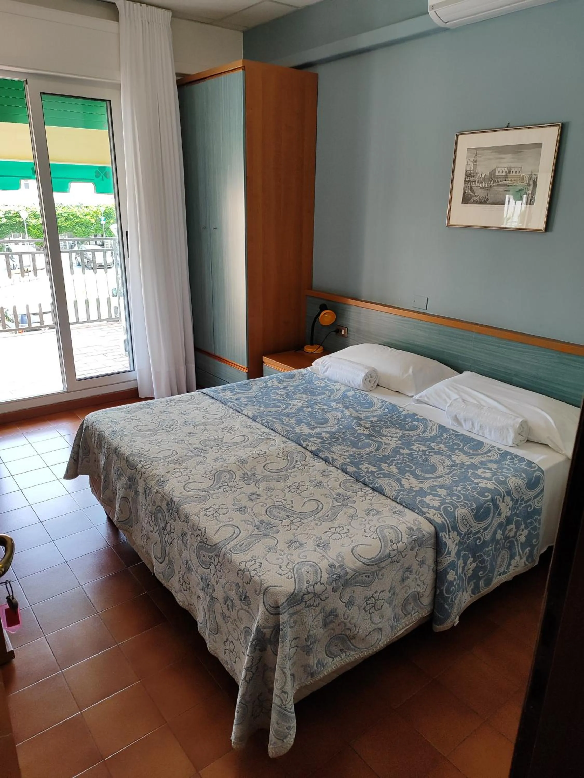 Bed in Hotel Trifoglio