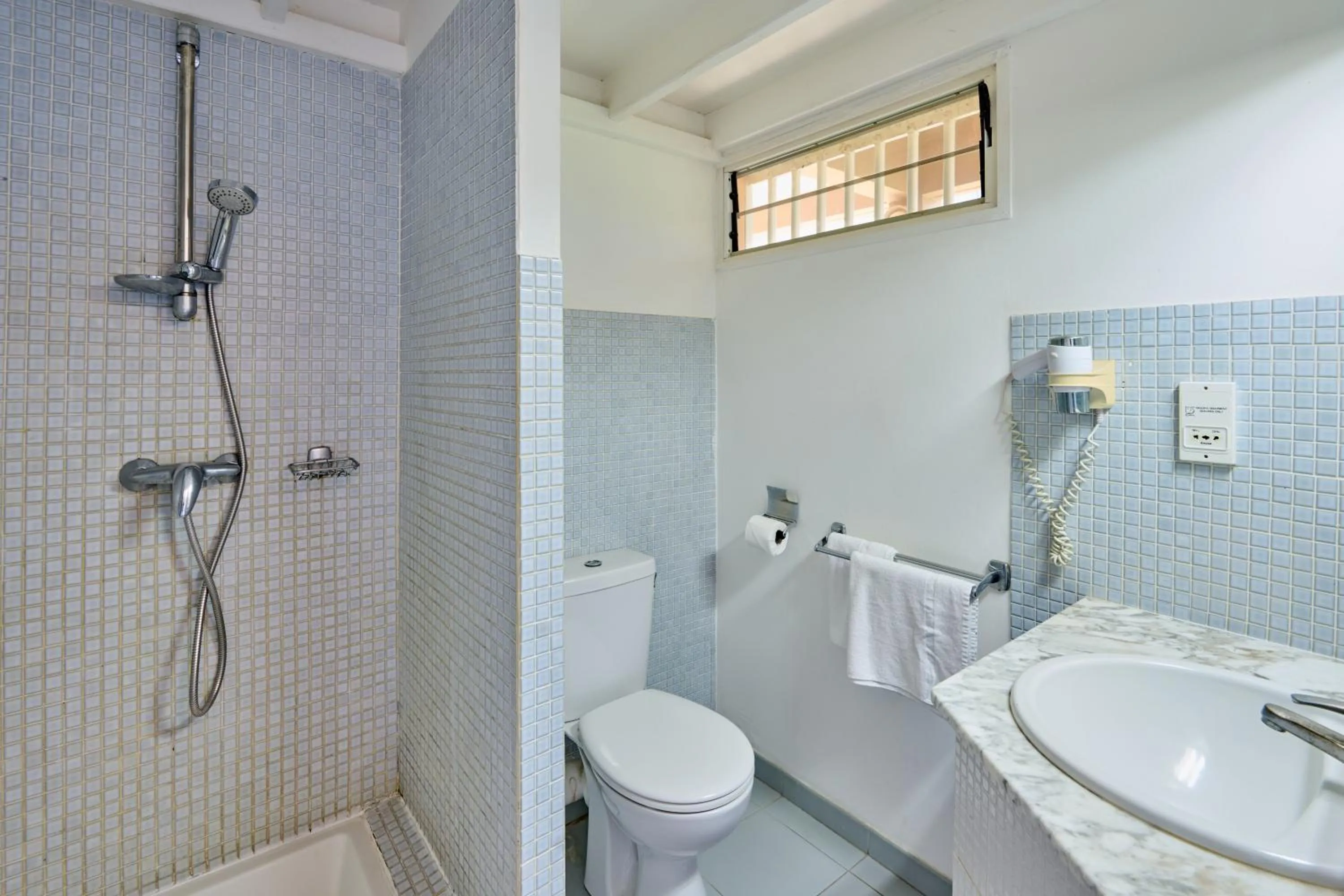 Shower in Diamant Beach