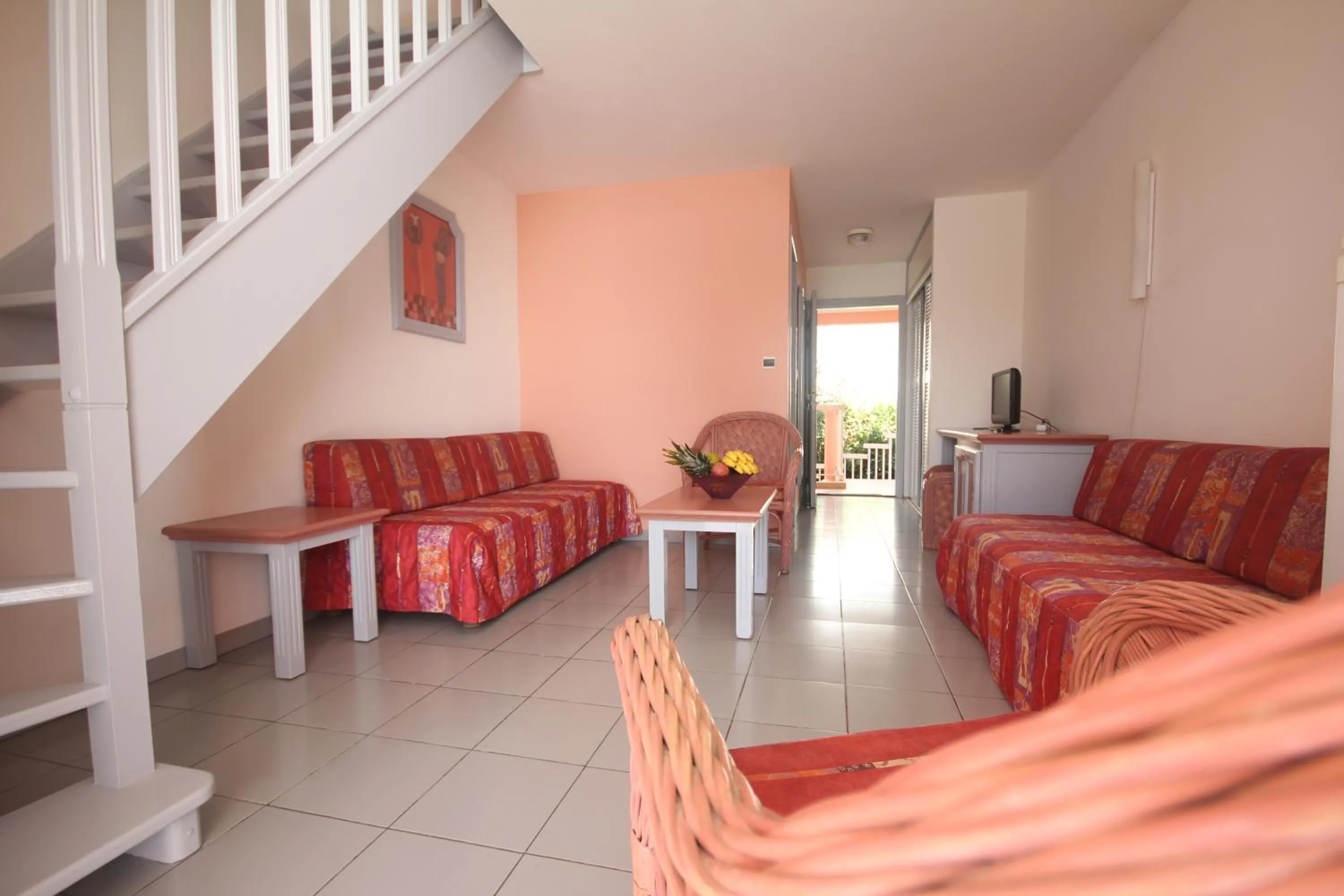 Seating area in Diamant Beach