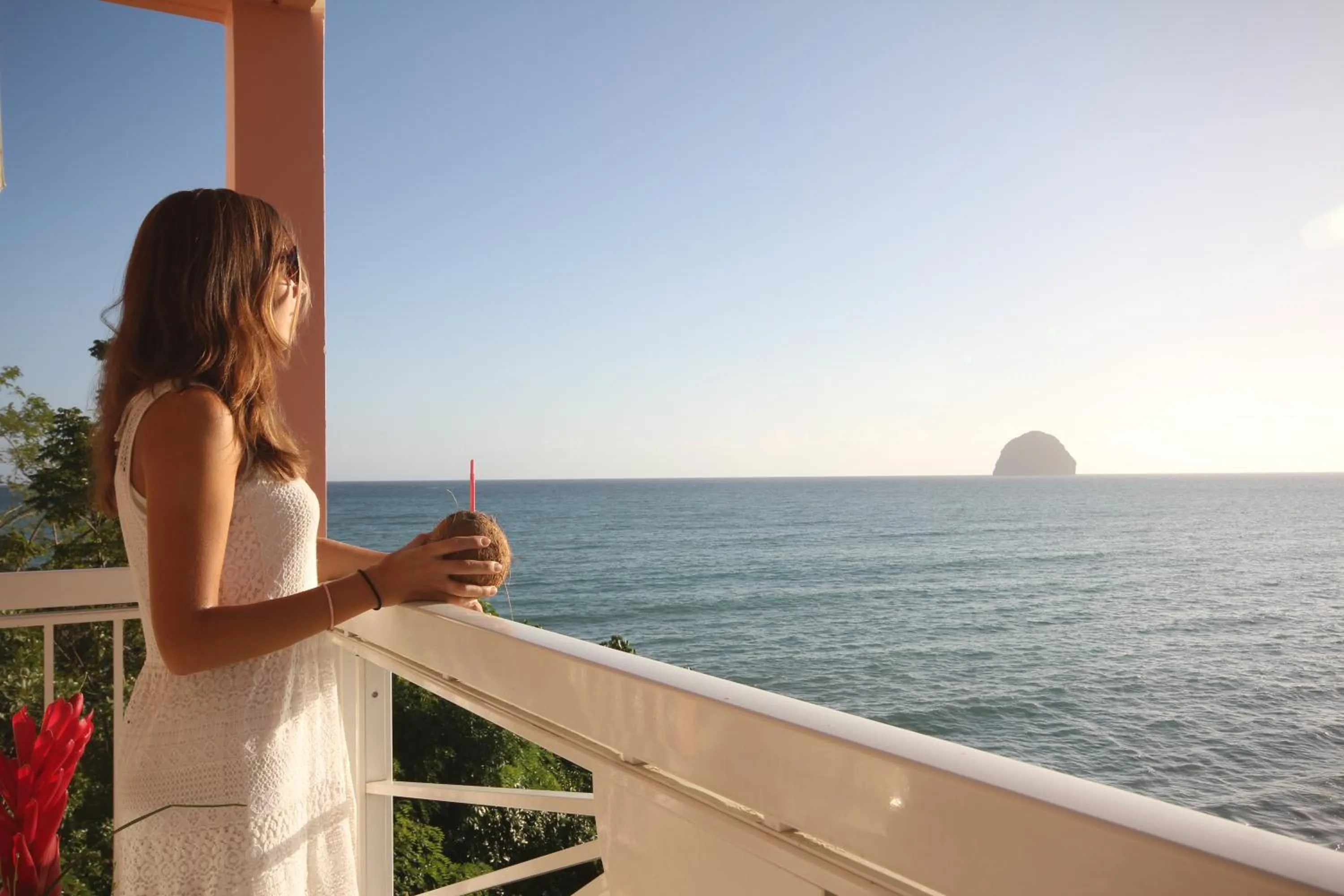 Balcony/Terrace in Diamant Beach
