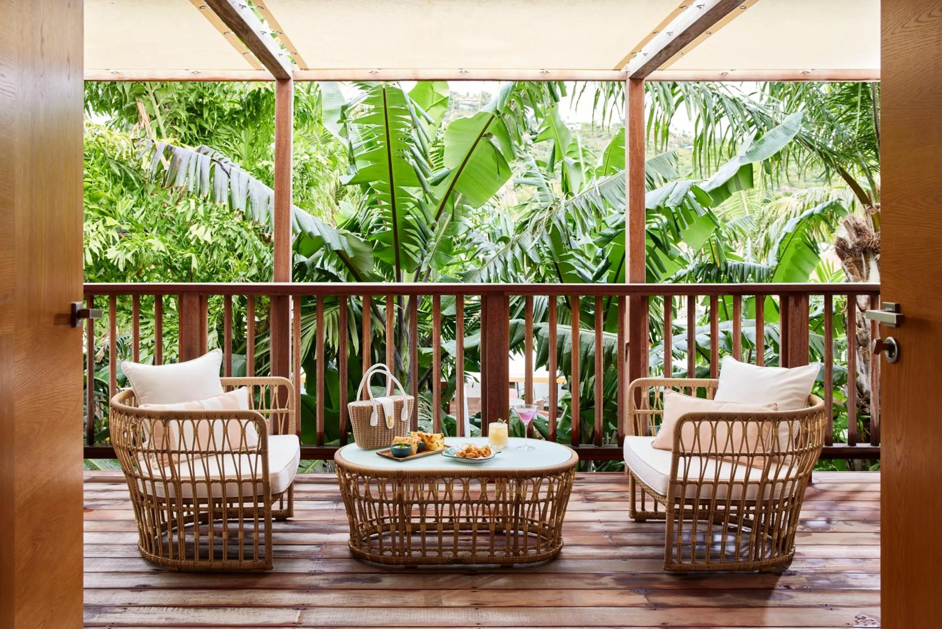 Garden in Tropical Hotel St Barth