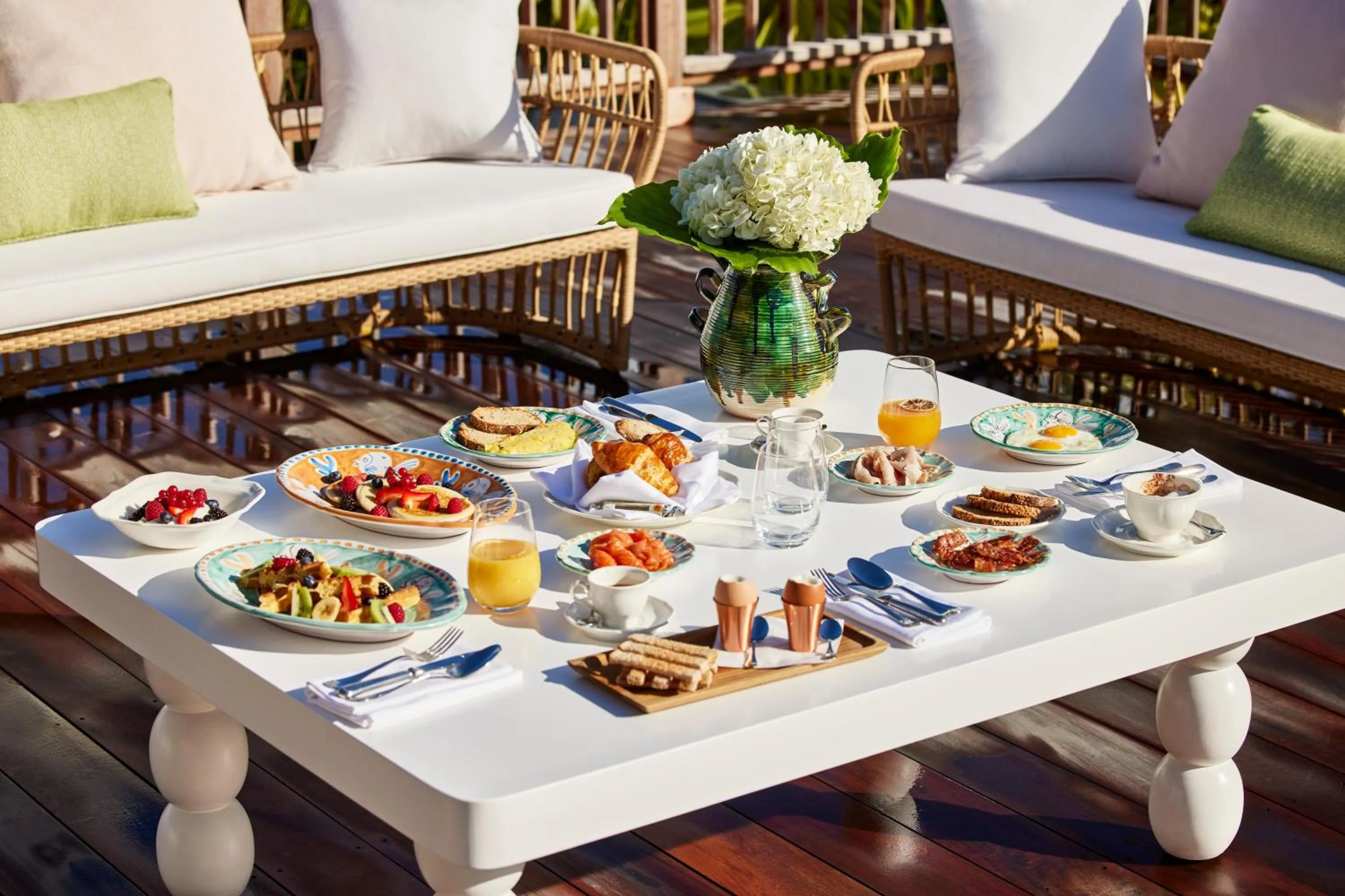 Food and drinks in Tropical Hotel St Barth