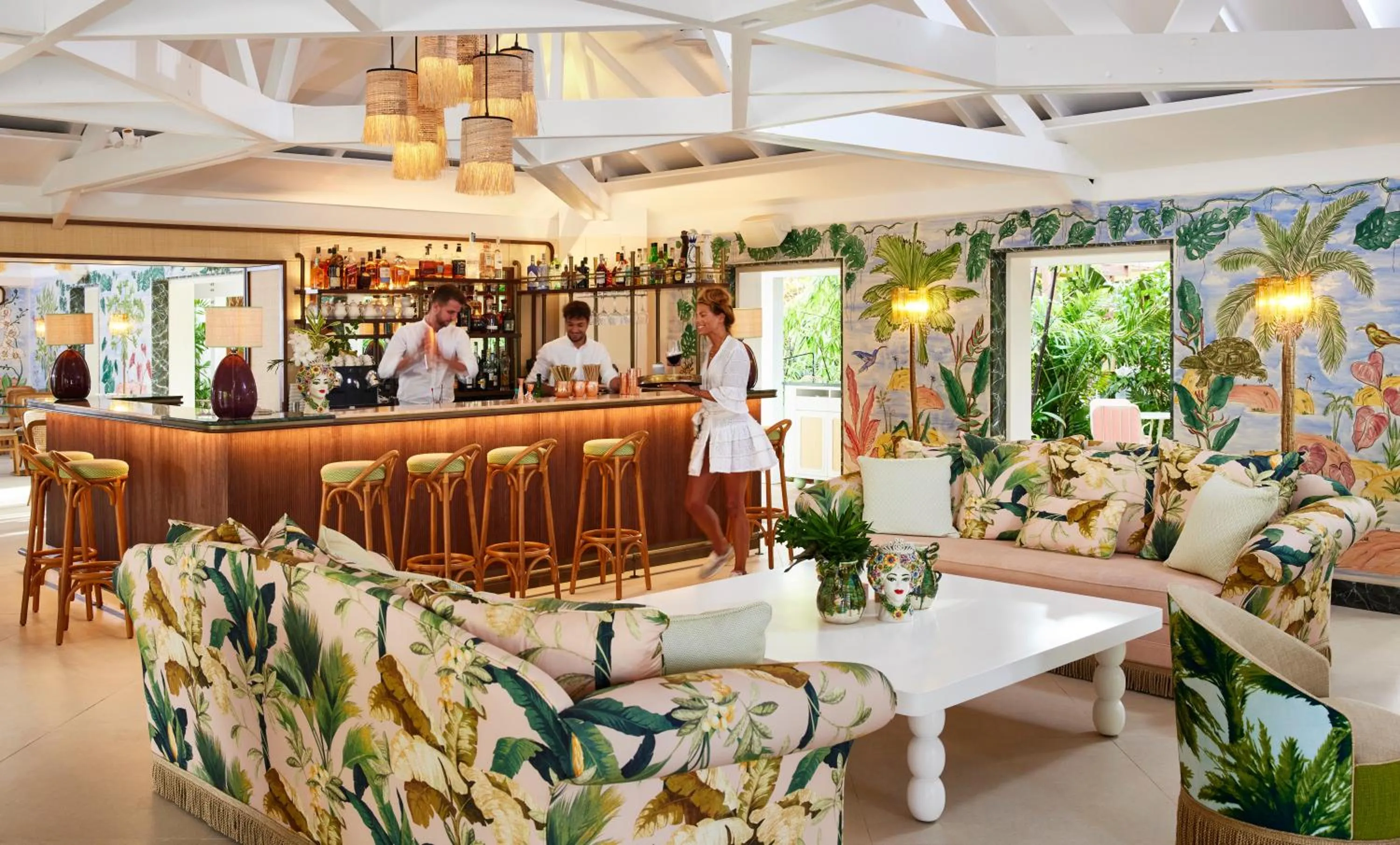 Lobby or reception in Tropical Hotel St Barth