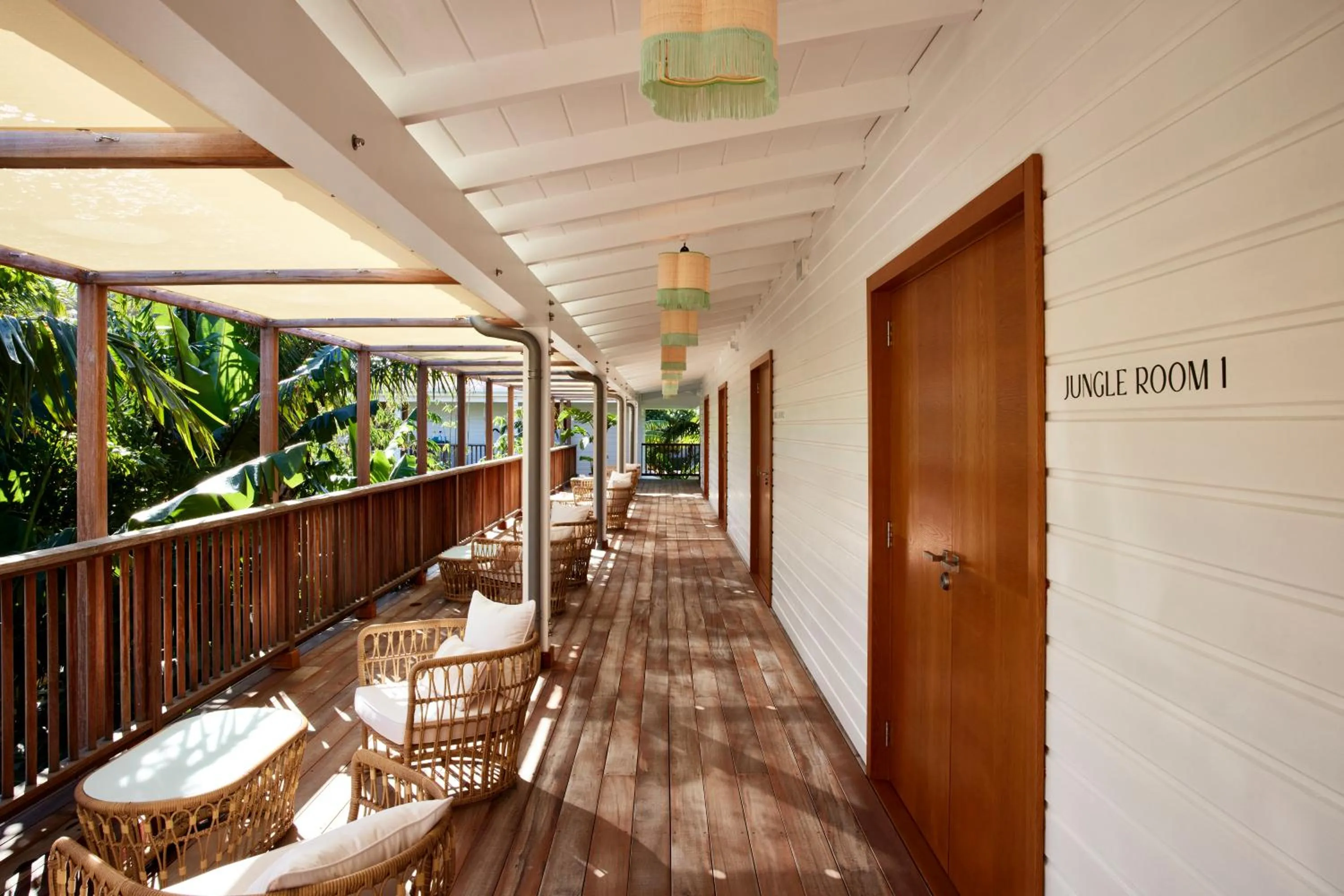 Balcony/Terrace in Tropical Hotel St Barth