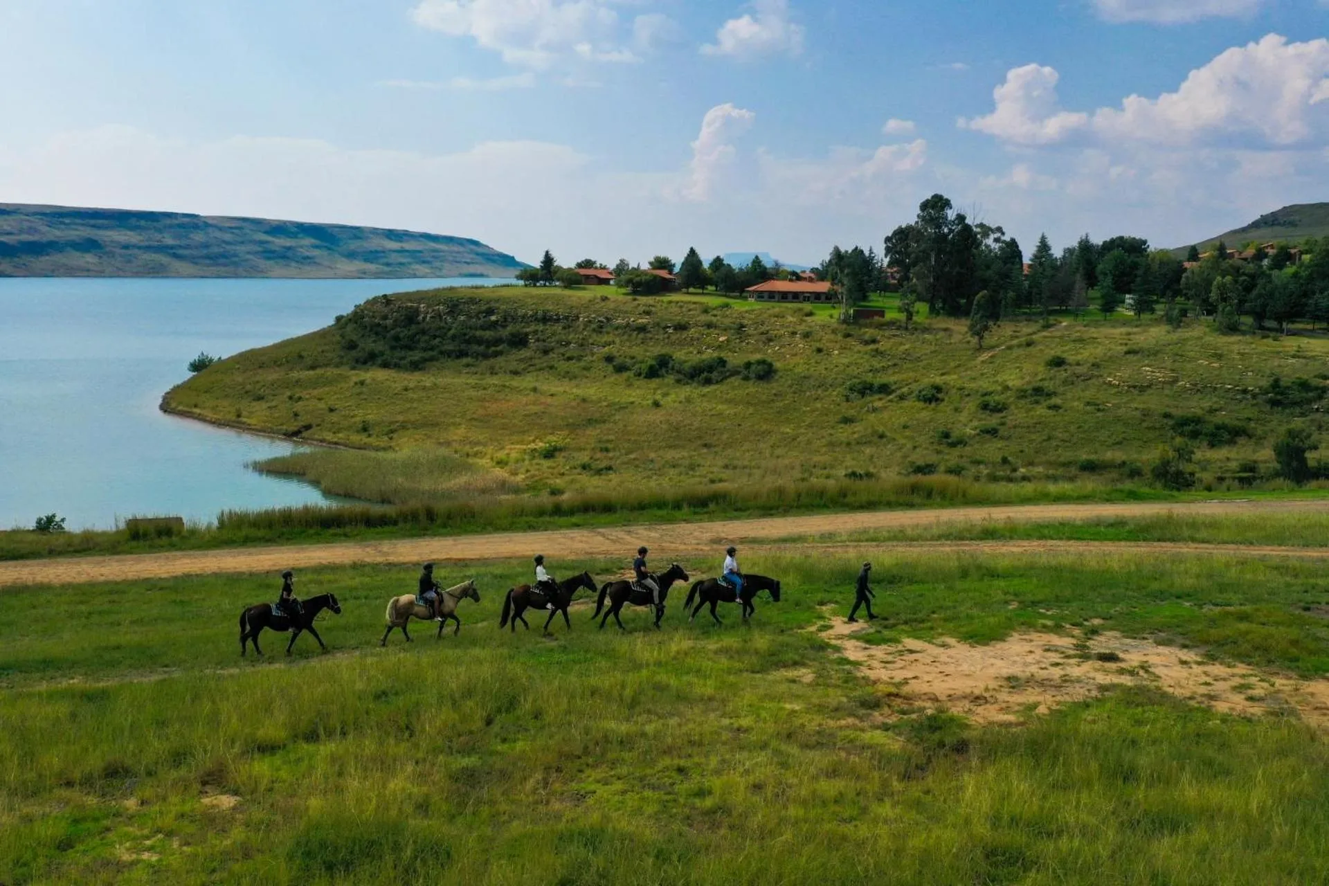 Horse-riding in First Group Qwantani