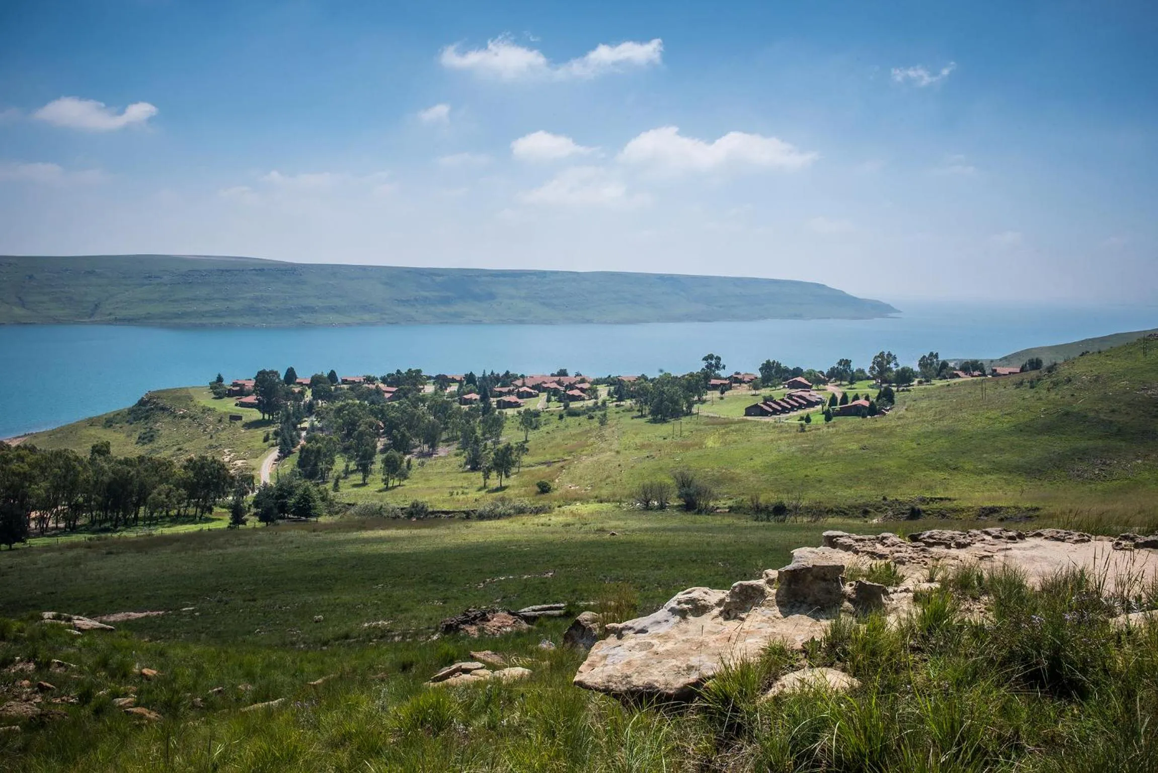 Lake view in First Group Qwantani