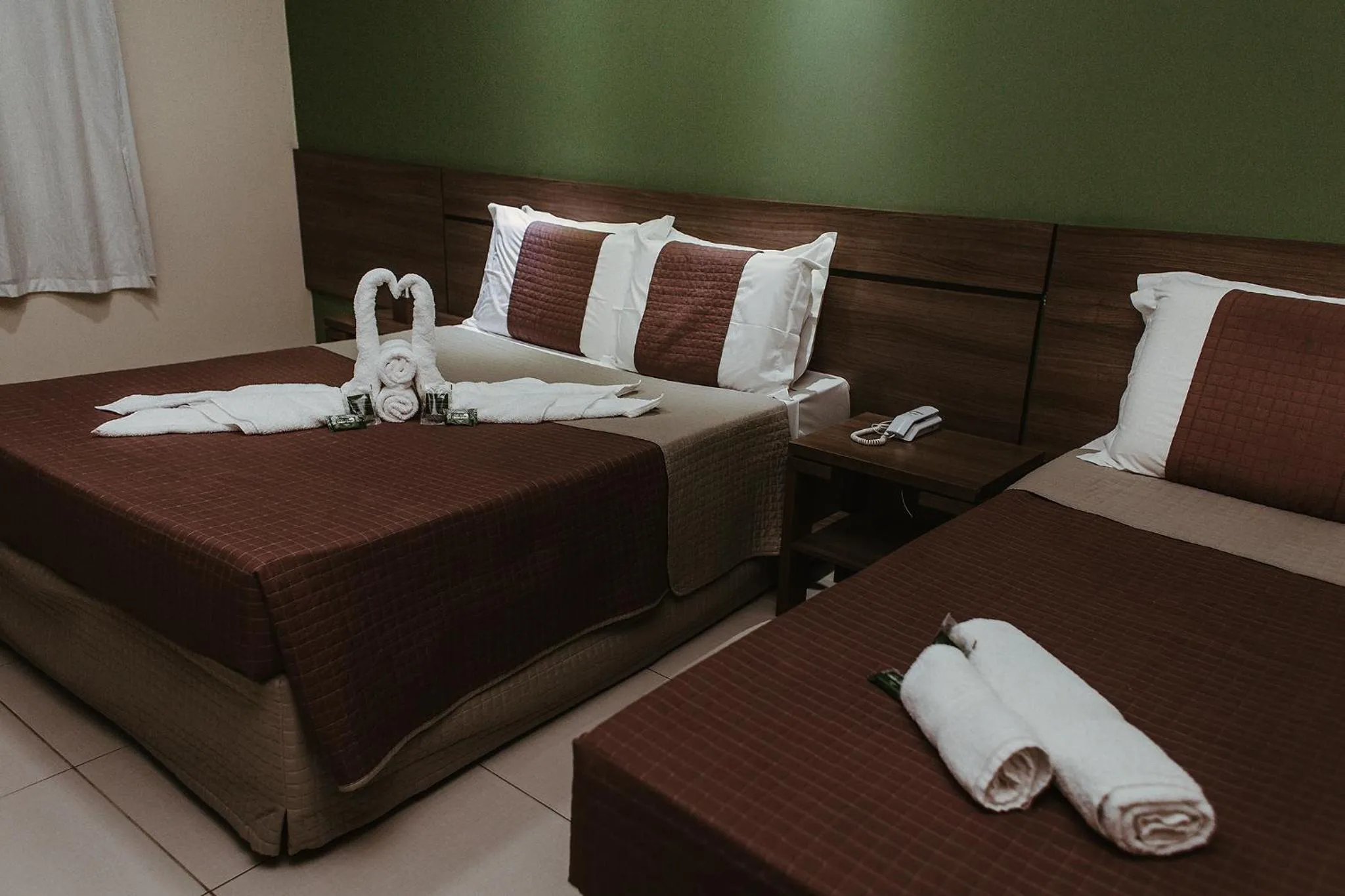 Bed in Pousada Valle Verde