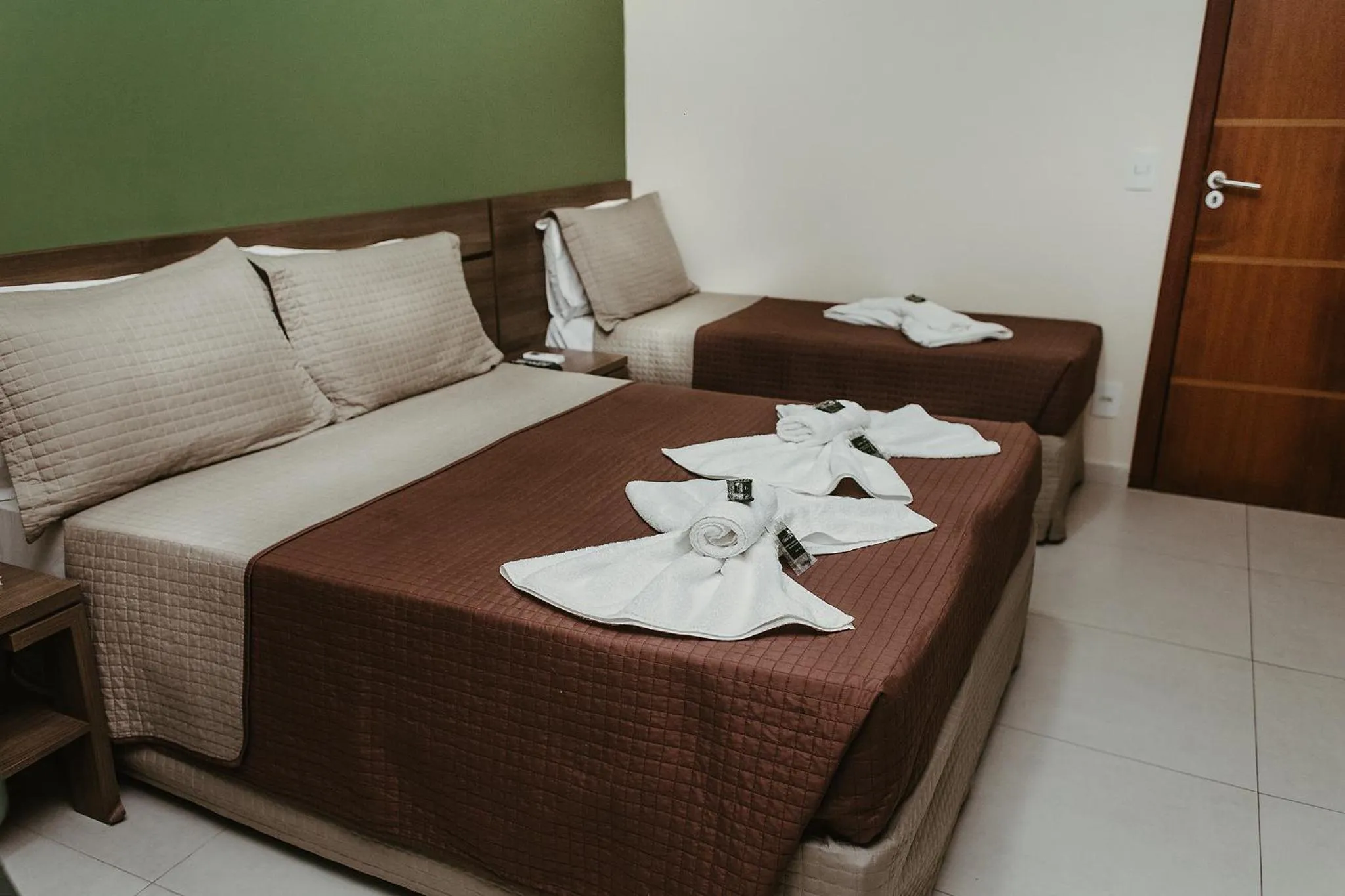 Bed in Pousada Valle Verde